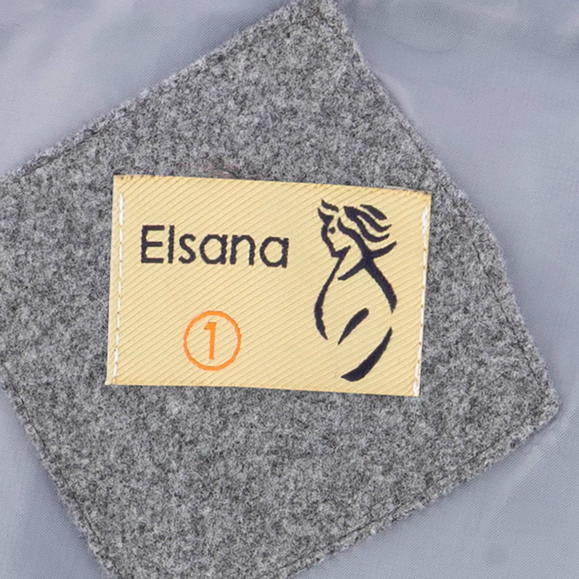 پالتو زنانه فوتر کلاه دار طوسی مدل فرتاک السانا Elsana کد 2369