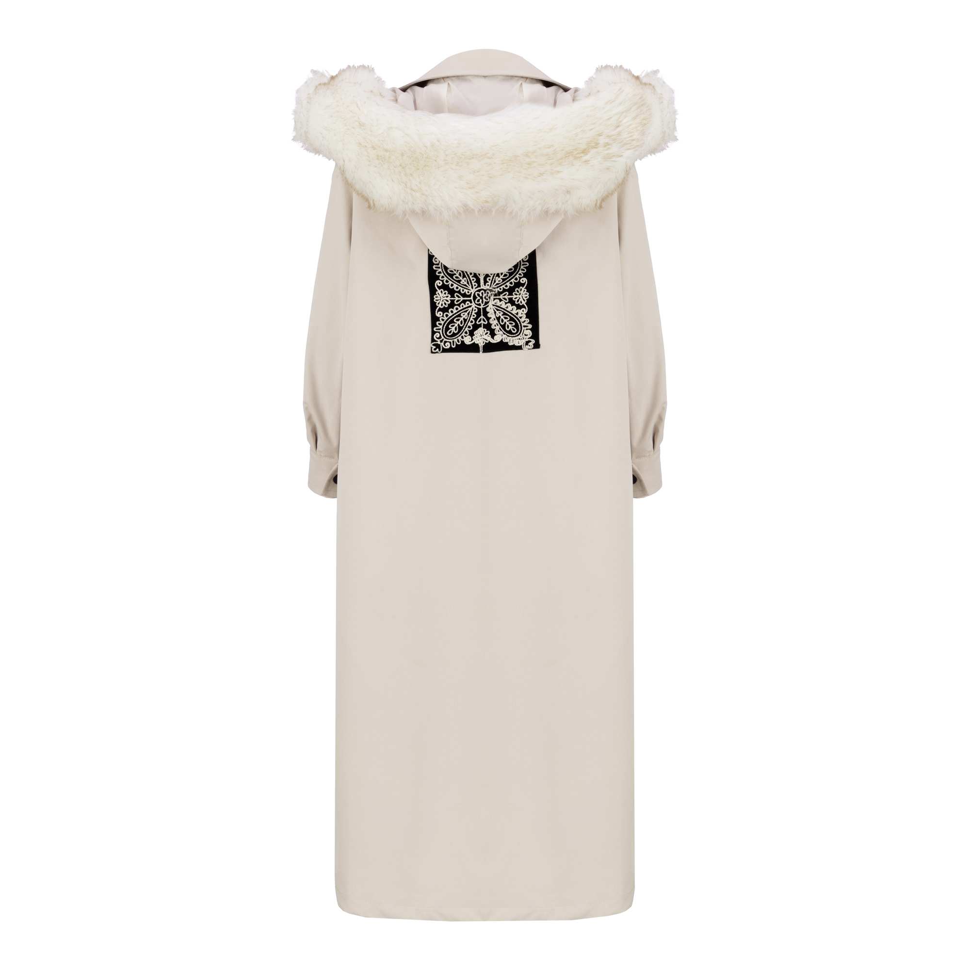 بارانی بلند زنانه استخوانی مدل داتیس السانا Elsana کد 2362