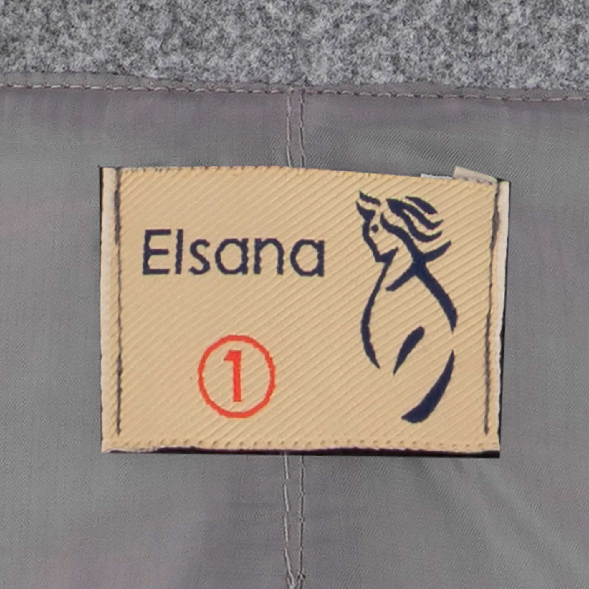 پالتو زنانه فوتر طوسی مدل شیلر السانا Elsana کد 2363