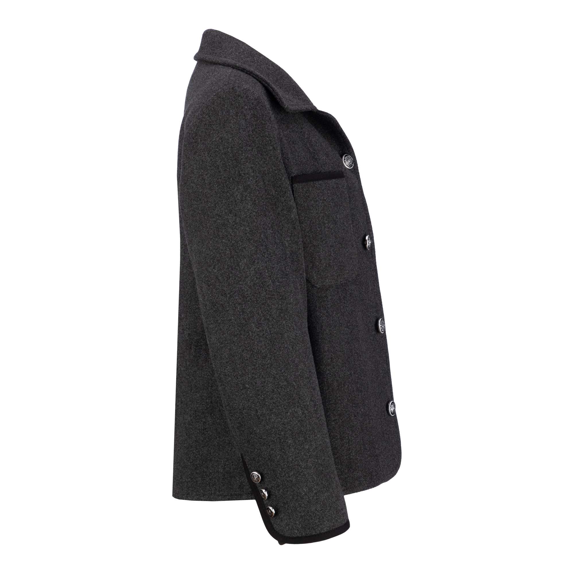 پالتو زنانه فوتر زغالی مدل شیلر السانا Elsana کد 2363