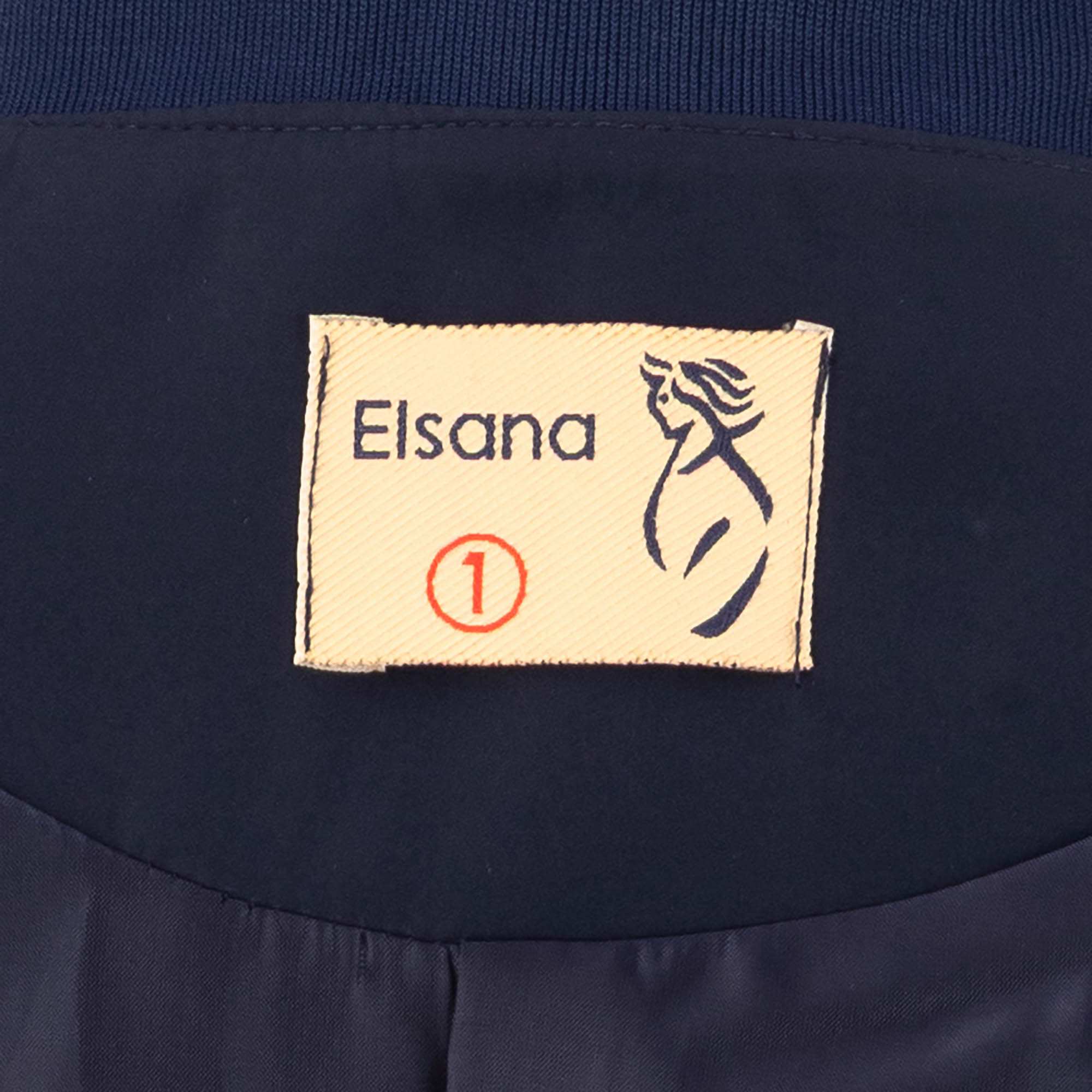 بامبر جکت زنانه سرمه ای مدل اورانوس السانا Elsana کد 2364