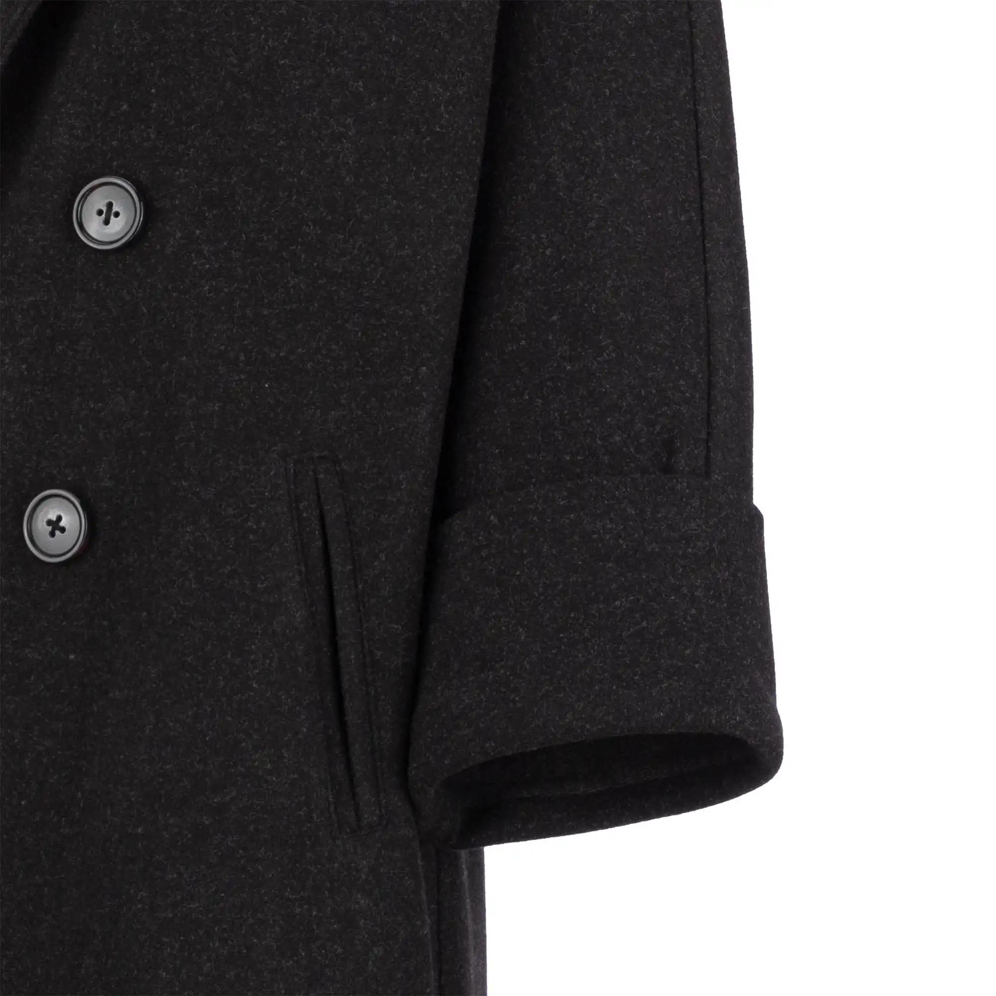 پالتو بلند زنانه فوتر مشکی مدل لطیفه السانا Elsana کد 2366