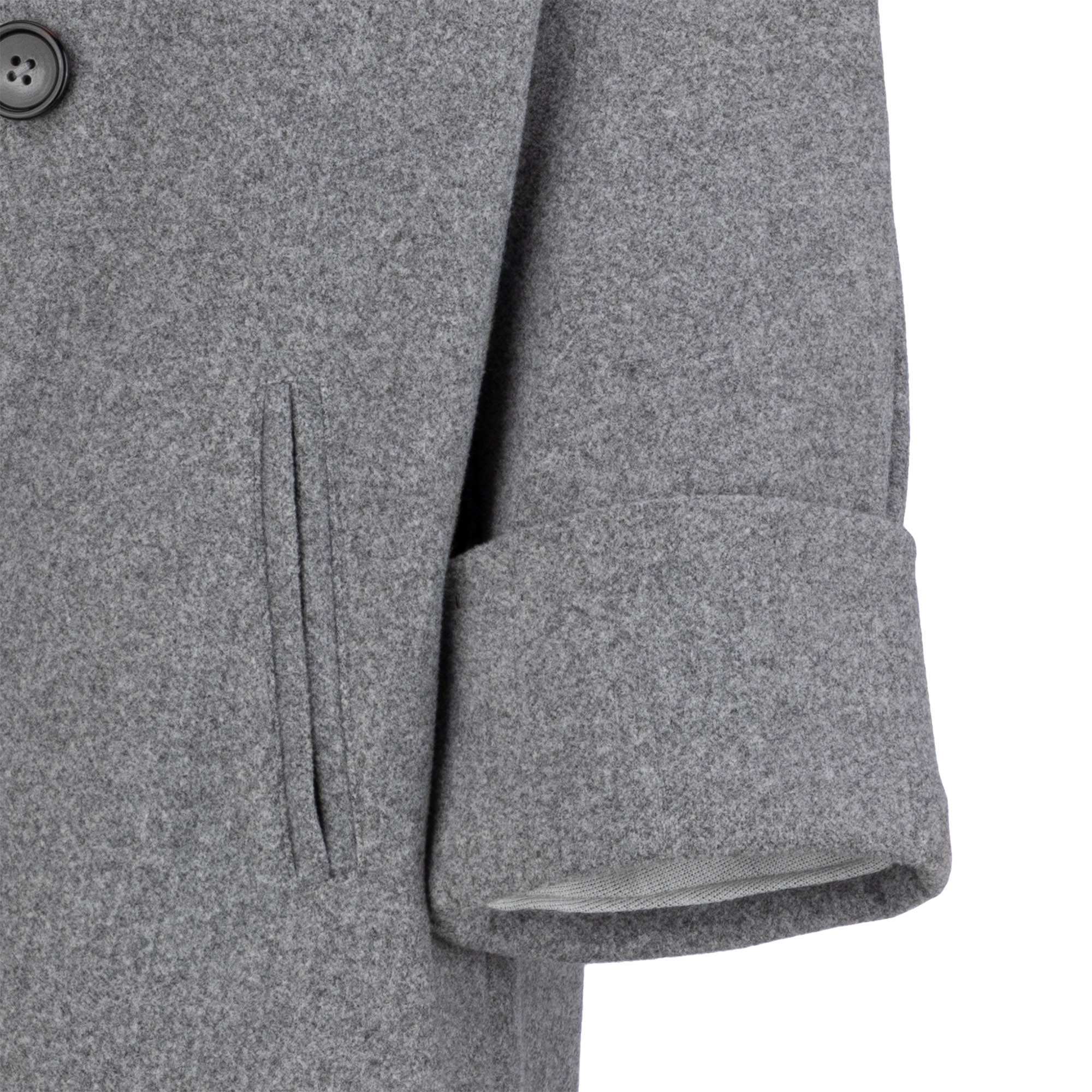 پالتو بلند زنانه فوتر طوسی مدل لطیفه السانا Elsana کد 2366