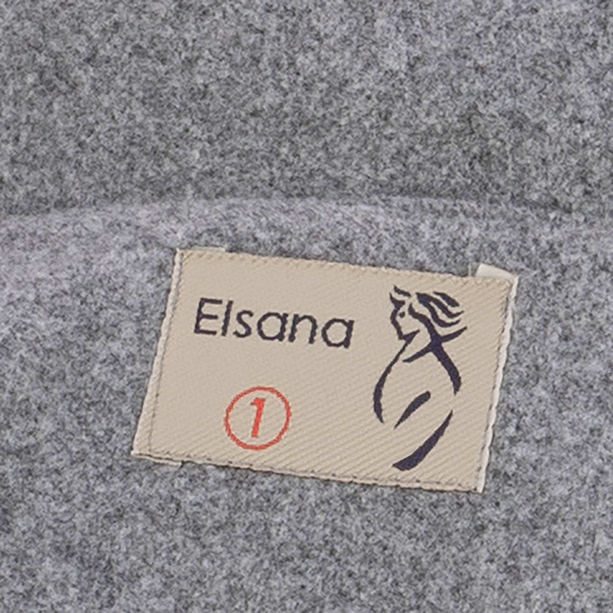 پالتو بلند زنانه فوتر طوسی مدل لطیفه السانا Elsana کد 2366