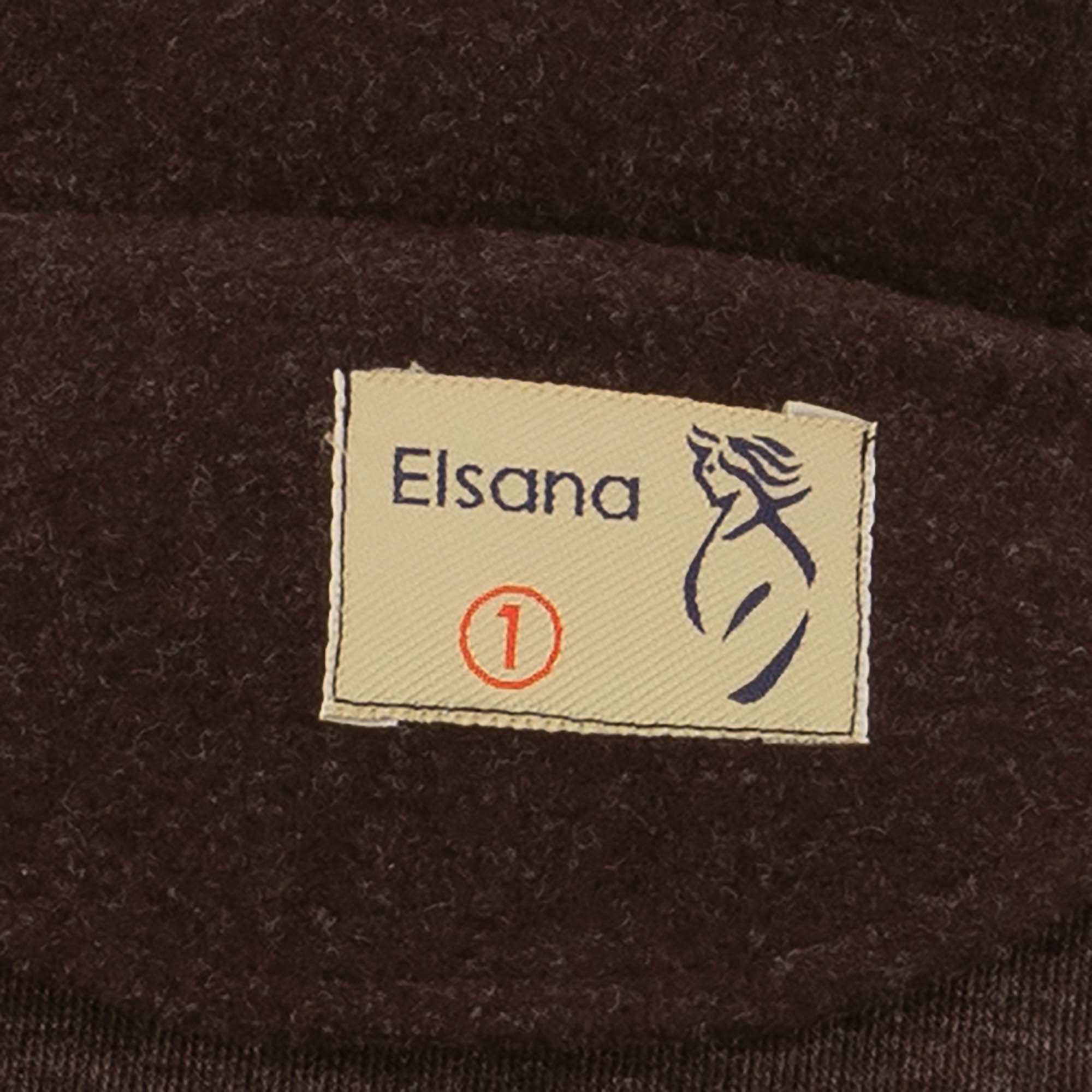 پالتو بلند زنانه فوتر قهوه ای مدل لطیفه السانا Elsana کد 2366