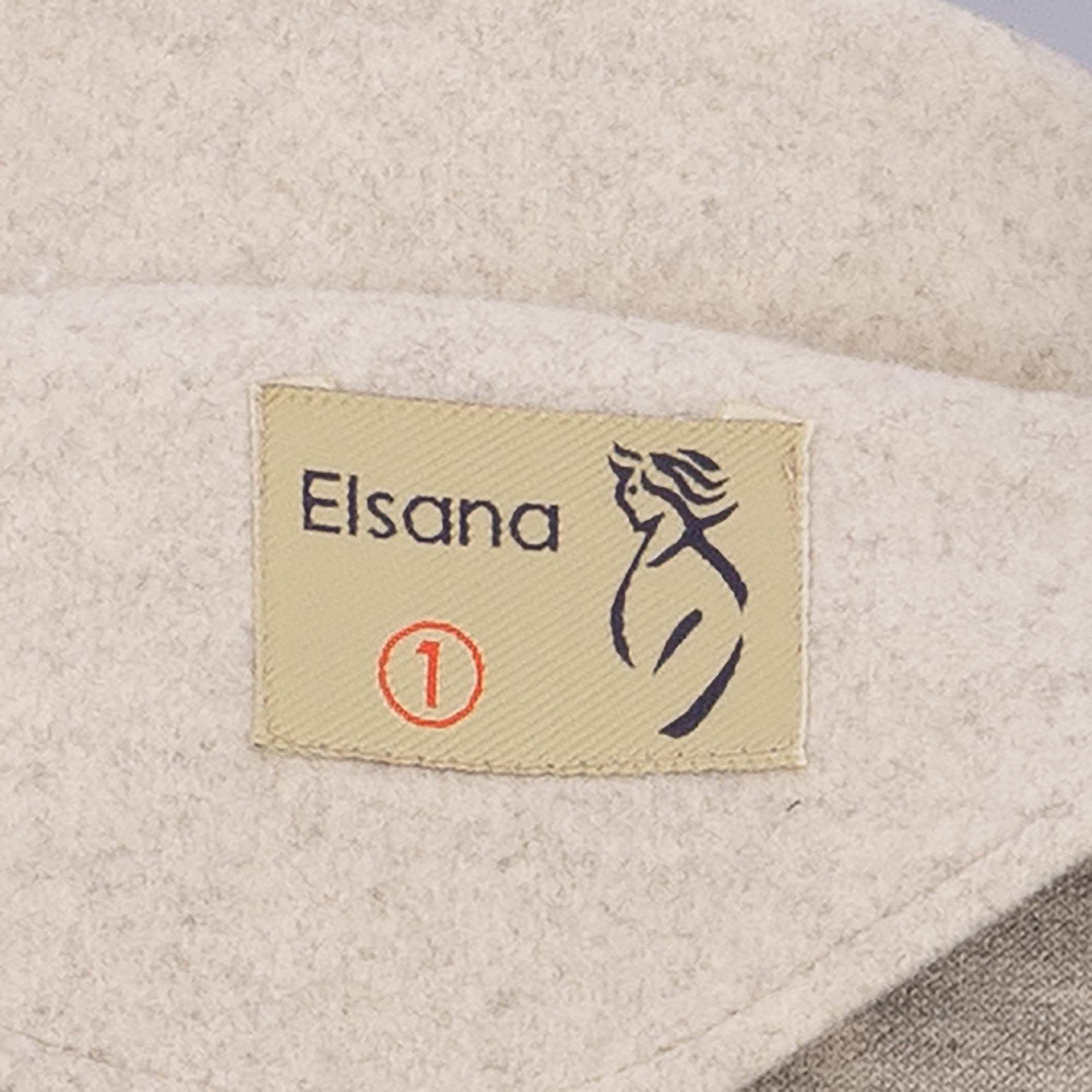 پالتو بلند زنانه فوتر کرم مدل لطیفه السانا Elsana کد 2366