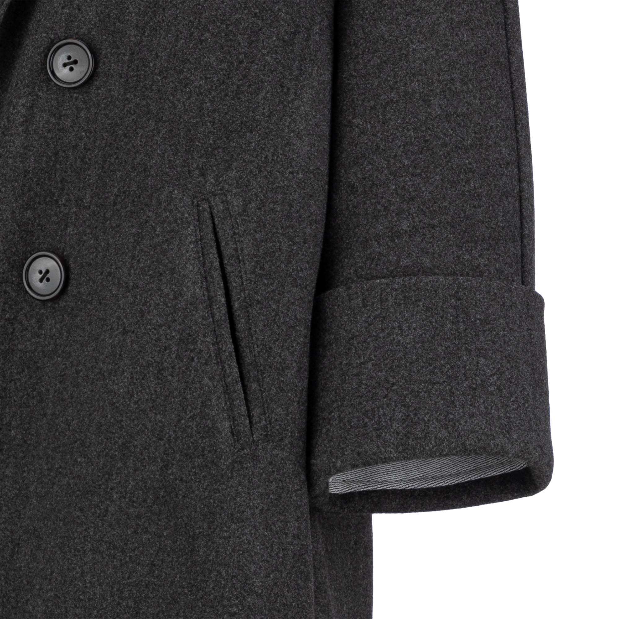 پالتو بلند زنانه فوتر زغالی مدل لطیفه السانا Elsana کد 2366