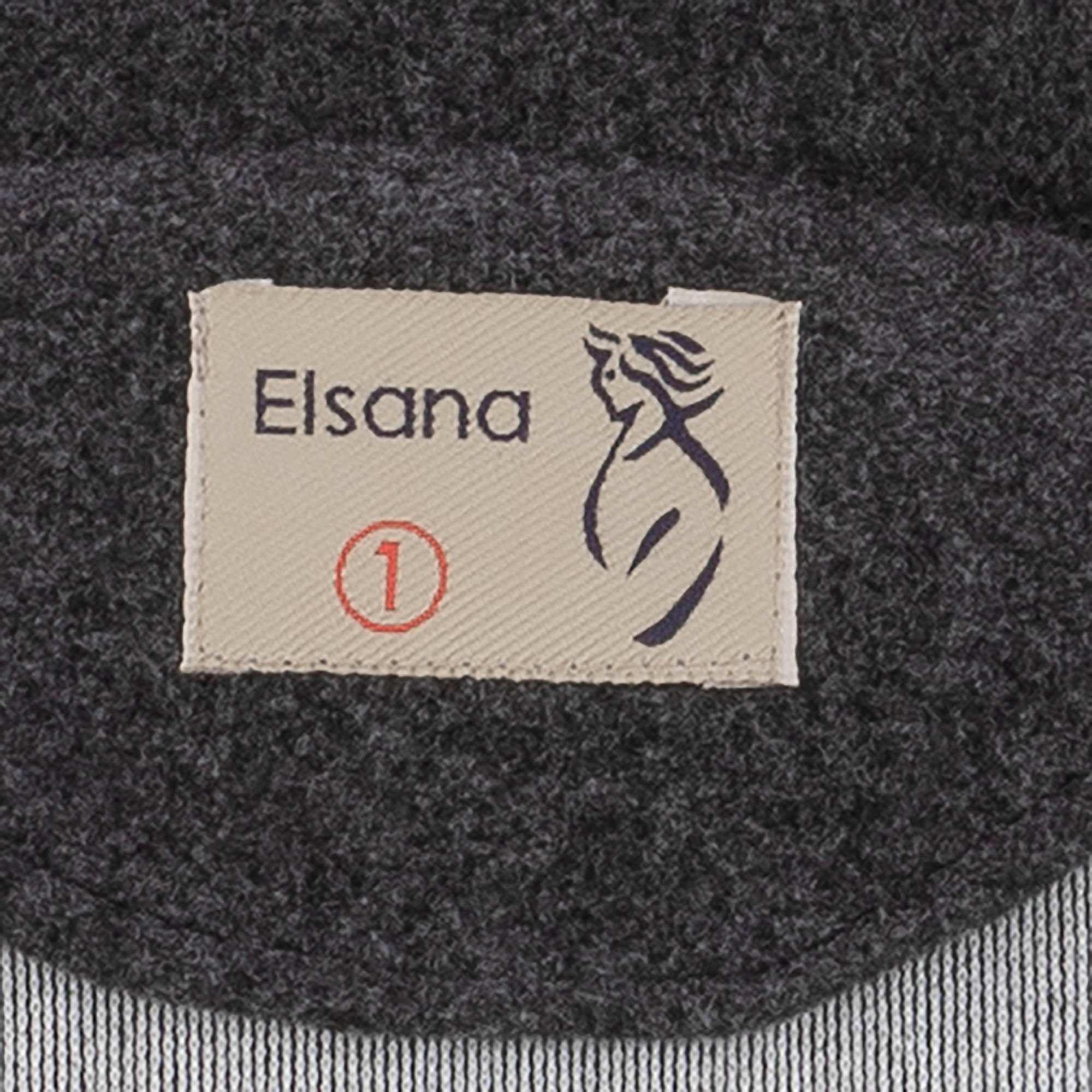 پالتو بلند زنانه فوتر زغالی مدل لطیفه السانا Elsana کد 2366