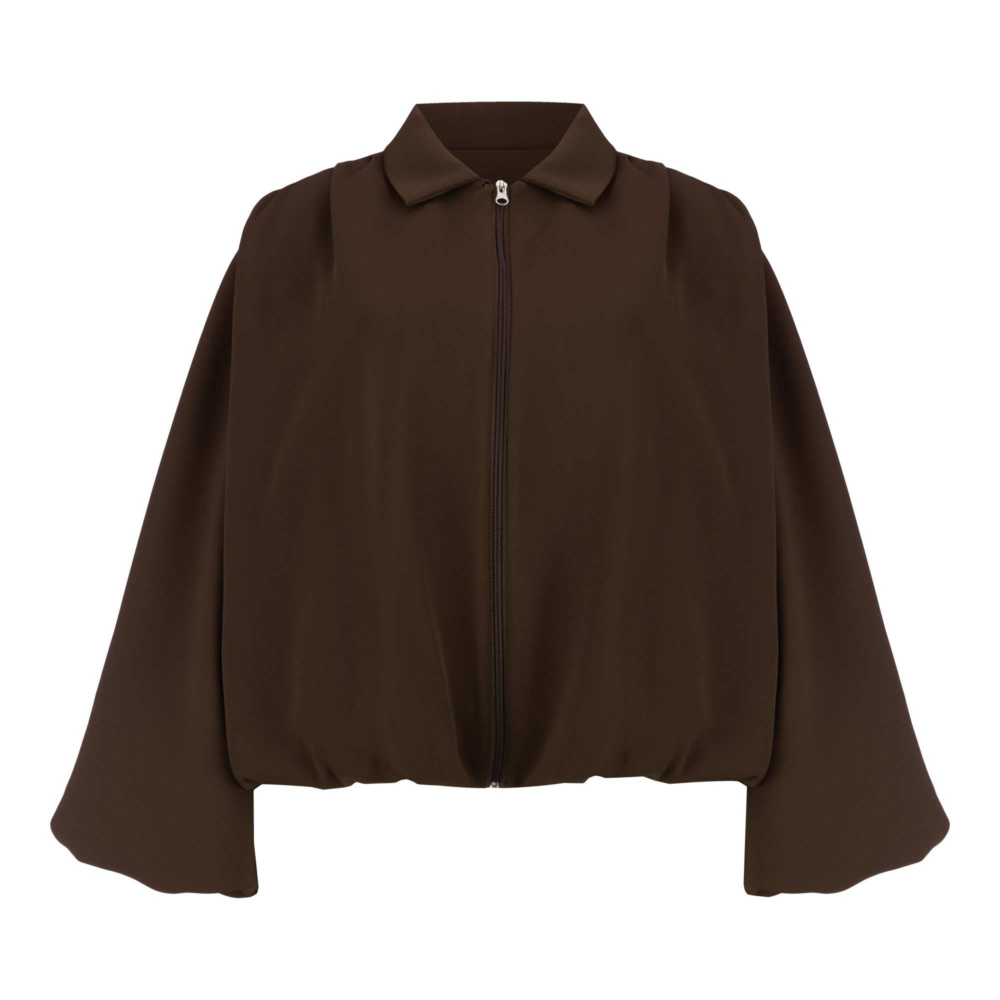 بامبر جکت زنانه قهوه ای مدل هیلدا السانا Elsana کد 2367