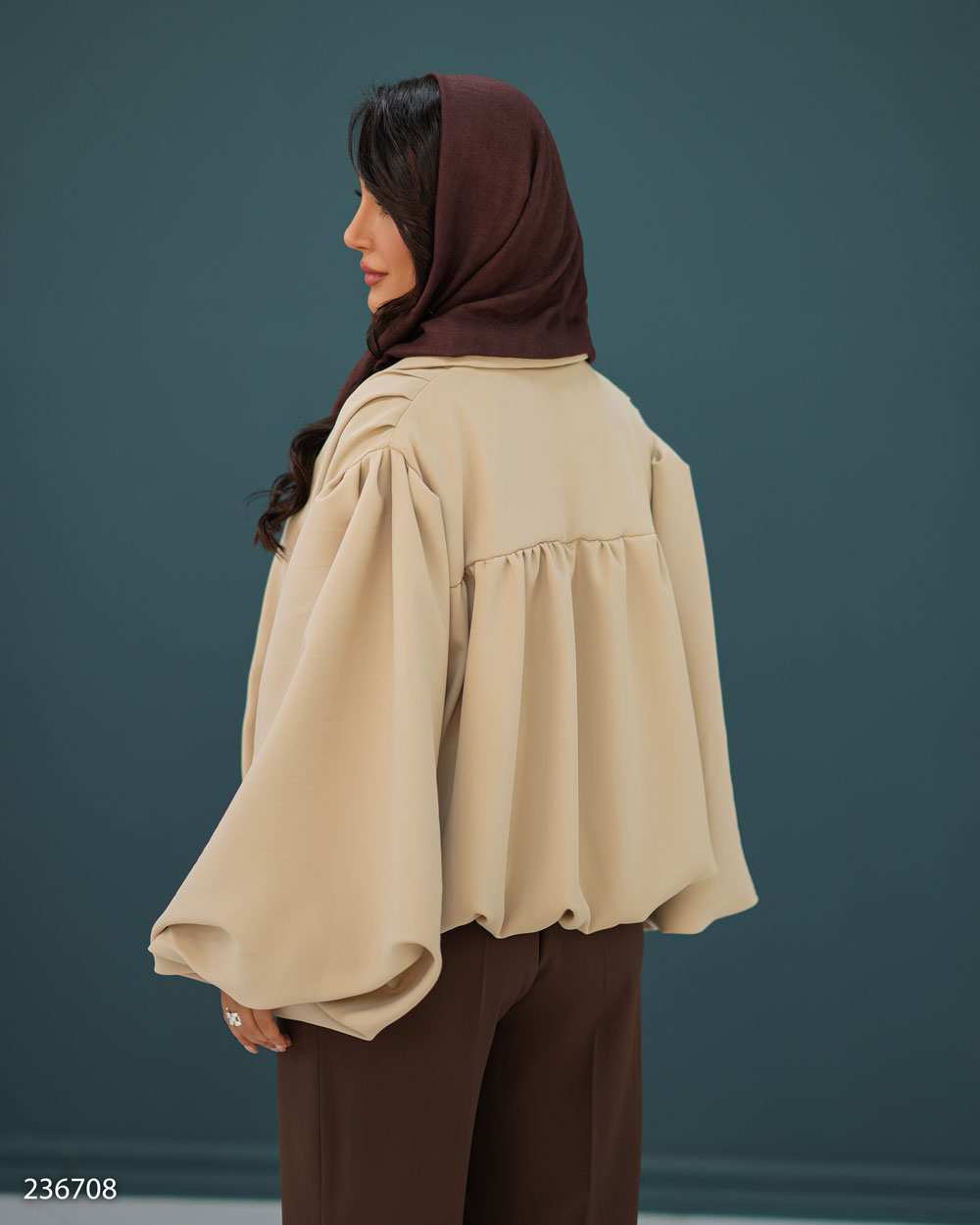 بامبر جکت زنانه کرم مدل هیلدا السانا Elsana کد 2367