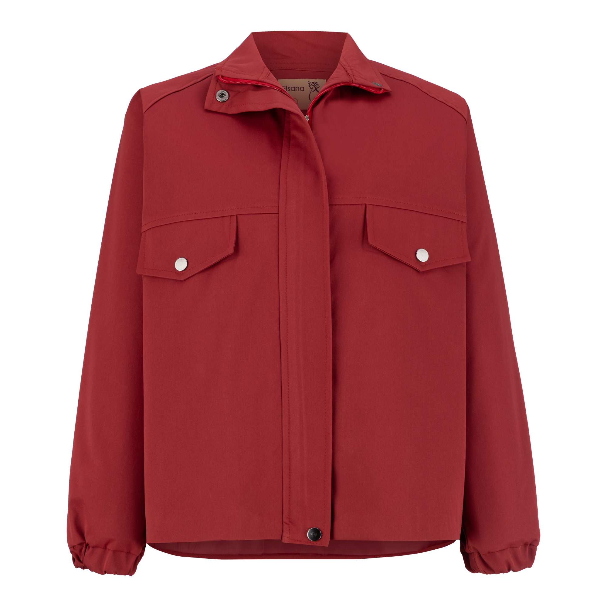 بامبر جکت زنانه زرشکی مدل لیلماه السانا Elsana کد 2368