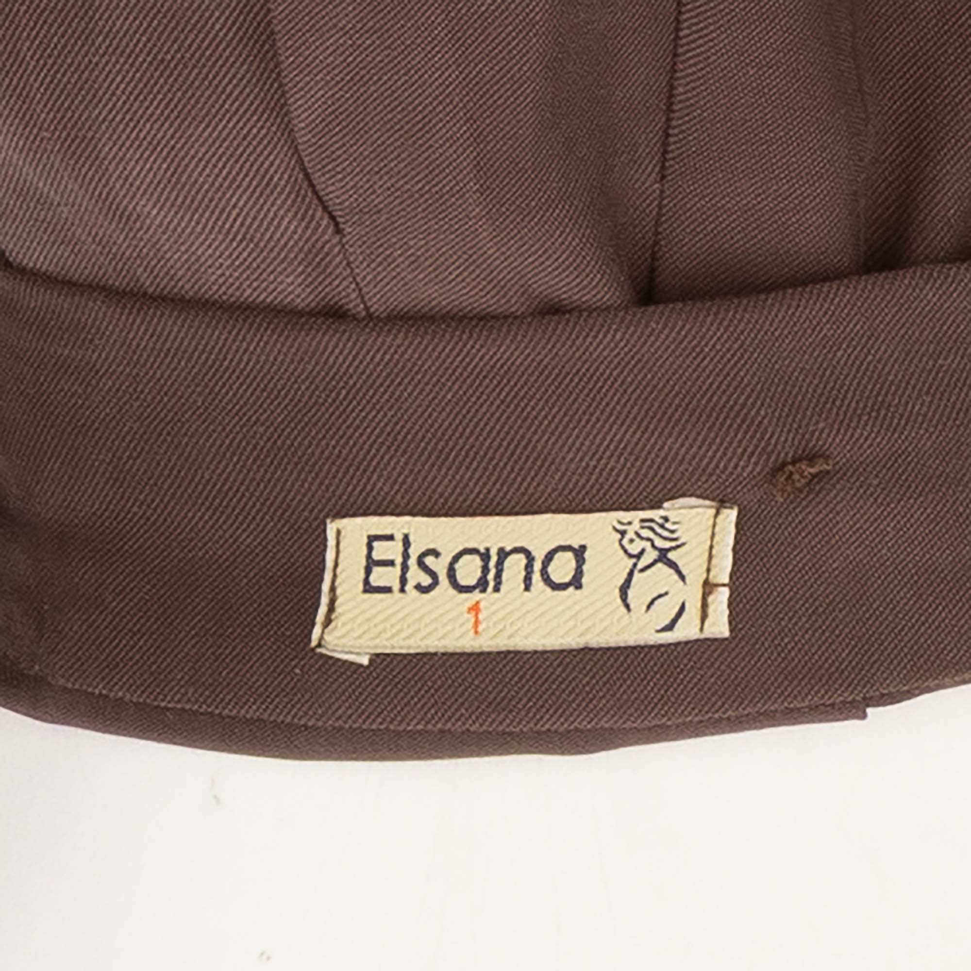 ست کت کراپ و شلوار زنانه قهوه ای السانا Elsana مدل آدیشا کد 2454