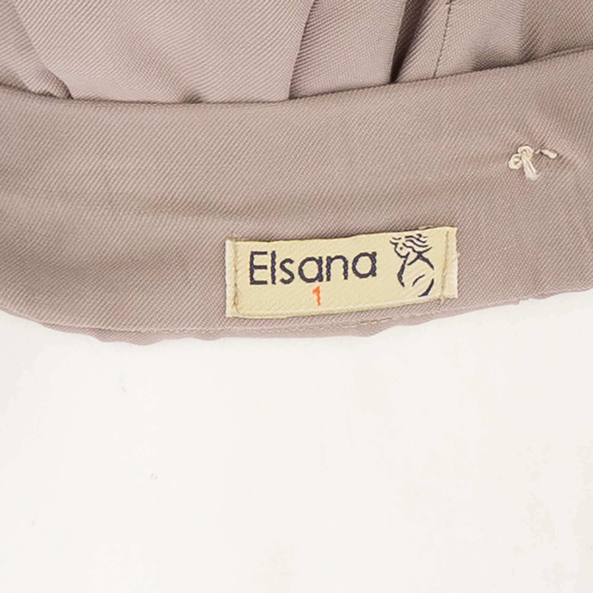 ست کت کراپ و شلوار زنانه شکلاتی السانا Elsana مدل آدیشا کد 2454