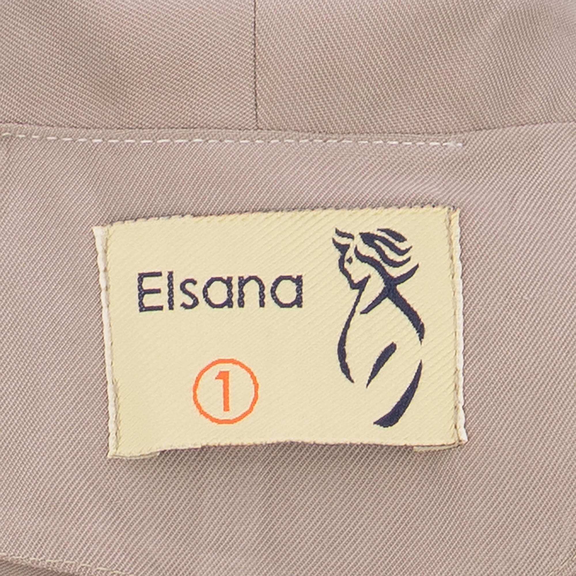 ست کت کراپ و شلوار زنانه شکلاتی السانا Elsana مدل آدیشا کد 2454