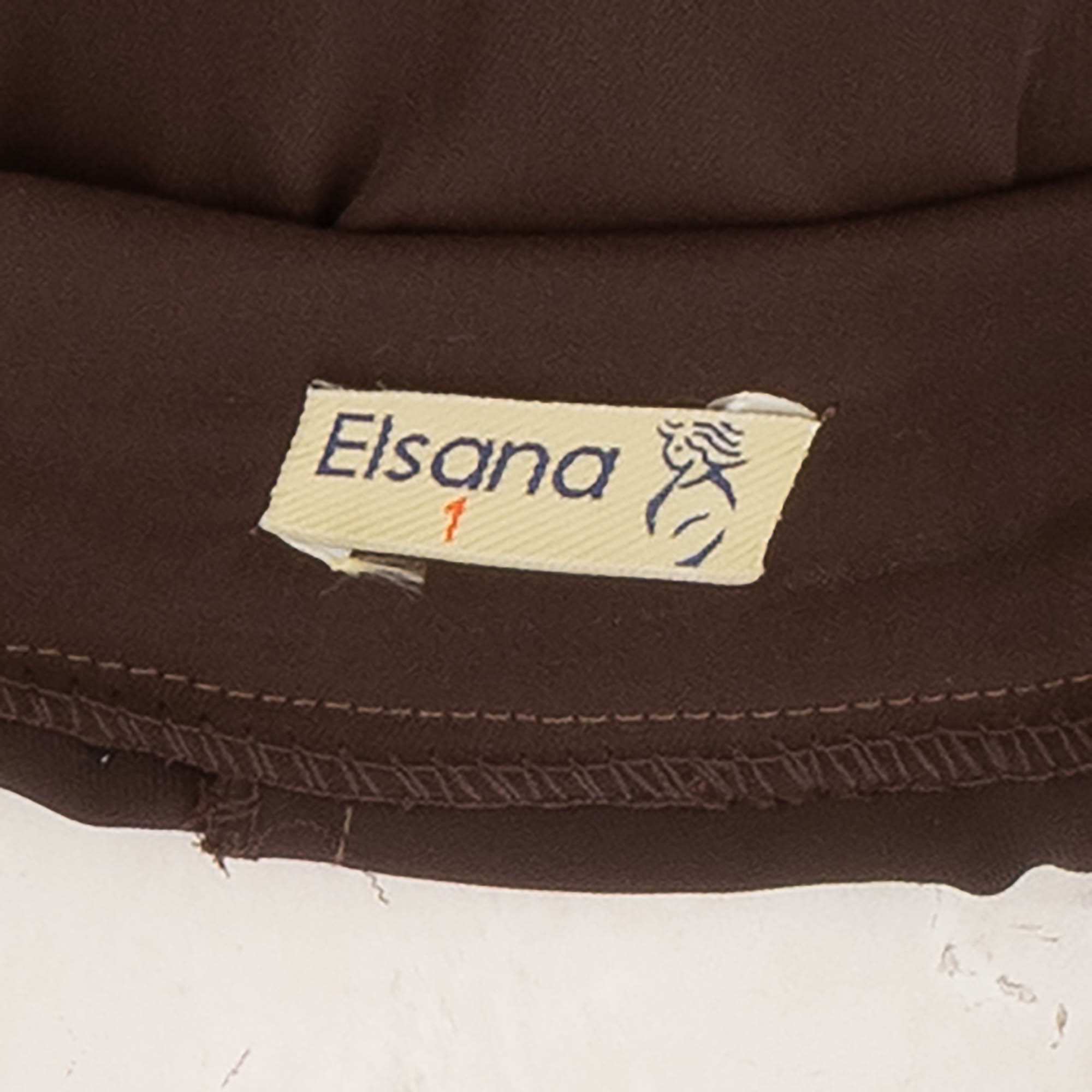 ست کت و شلوار زنانه قهوه ای السانا Elsana مدل آروینا کد 2538