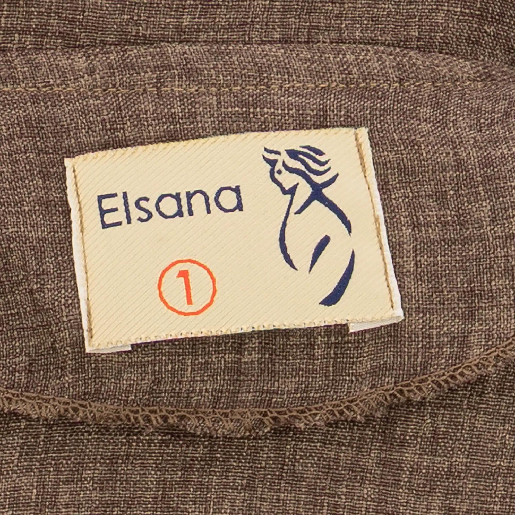 ست کت و شلوار زنانه شکلاتی خاکی السانا Elsana مدل آنیما کد 2547