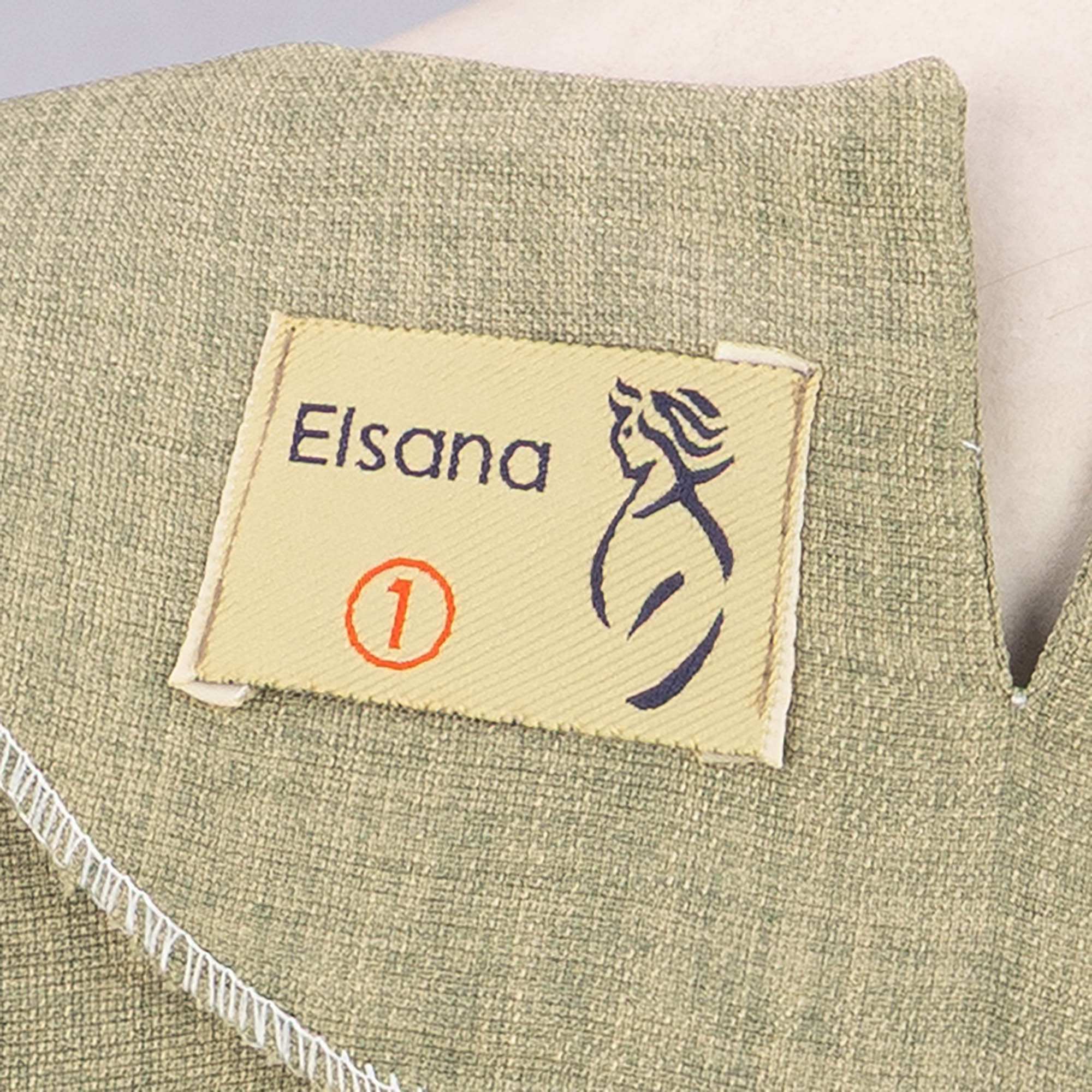 بلوز زنانه سبز سدری السانا Elsana مدل تانلی کد 2536