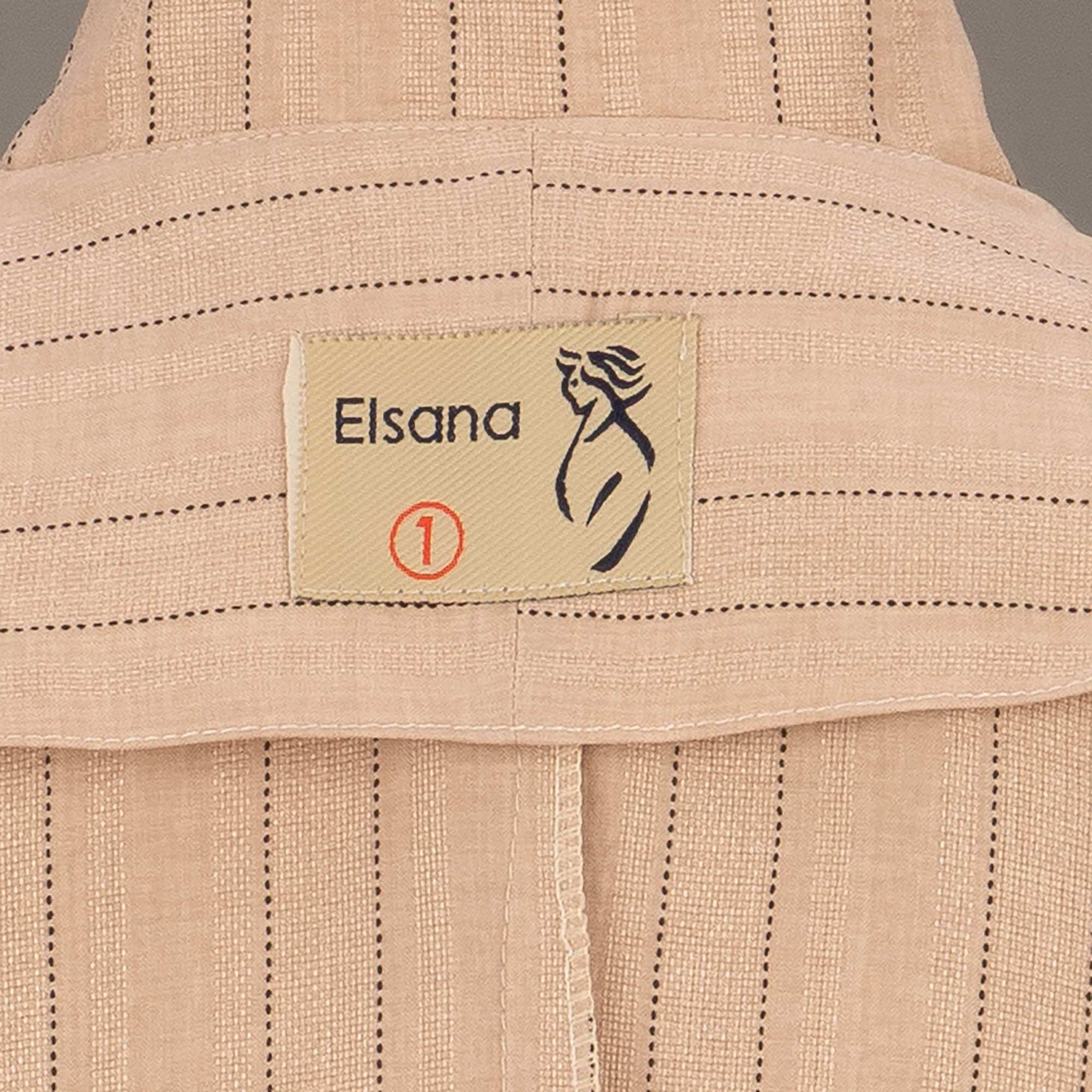مانتو زنانه دیپلمات کرم السانا Elsana مدل تایلان کد 2161