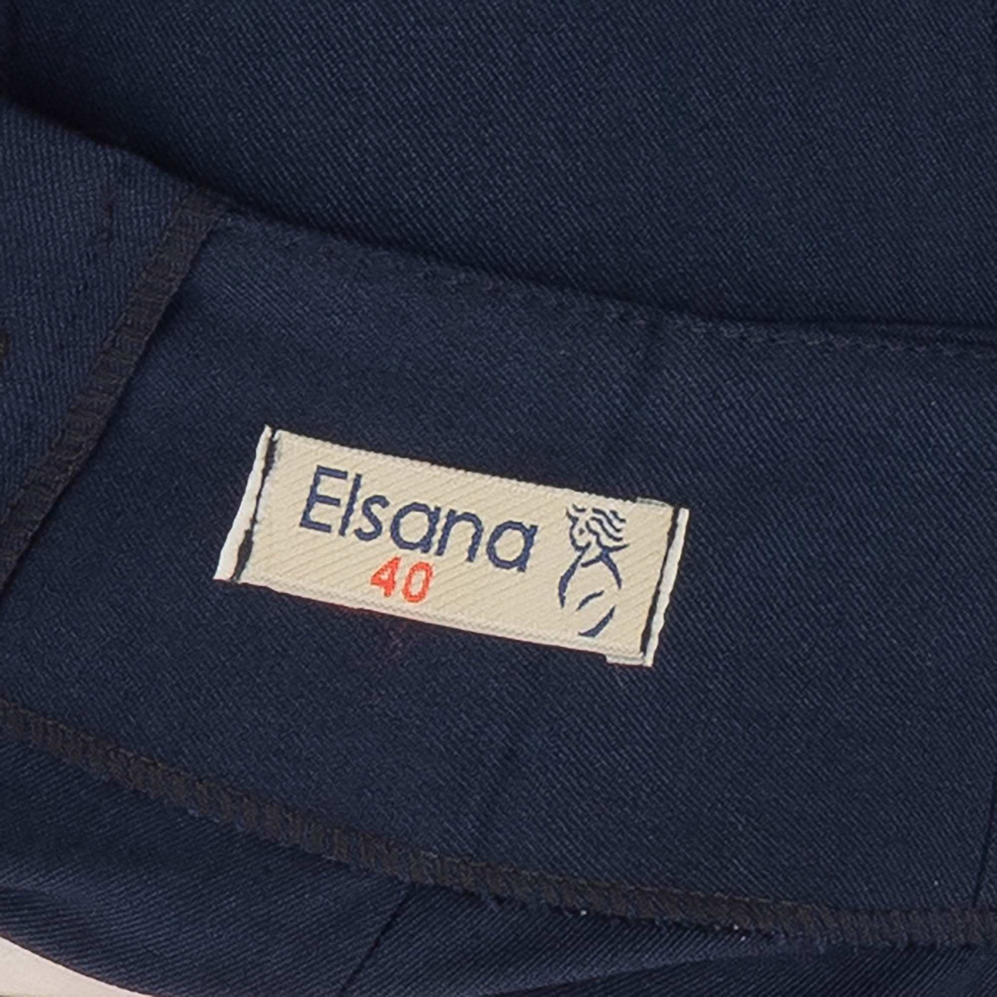 شلوار پارچه ای زنانه سرمه ای السانا Elsana مدل تیامین کد 2477