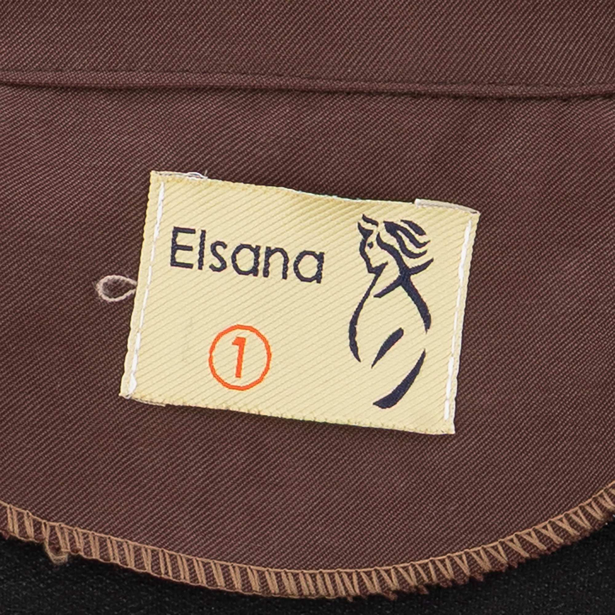 شومیز زنانه گیپوردوزی قهوه ای السانا Elsana مدل داریس کد 2546
