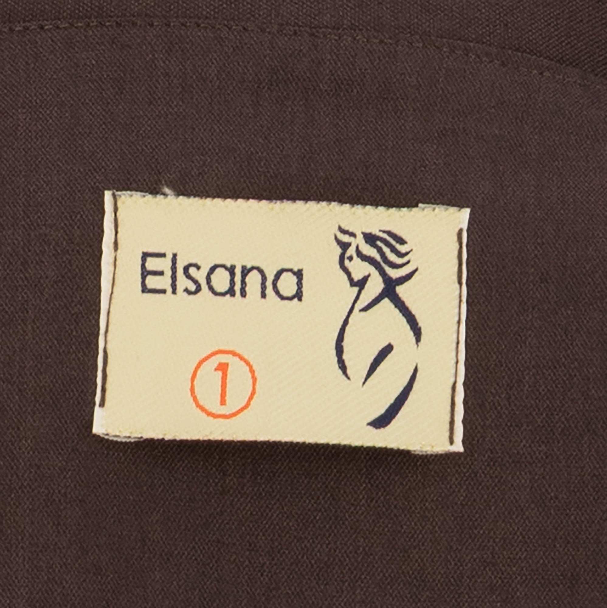 مانتو زنانه قهوه ای السانا Elsana مدل دانوس کد 2515