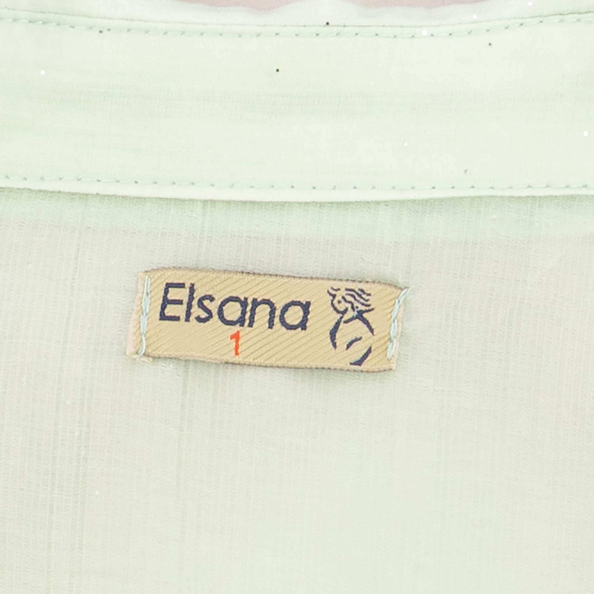 شومیز زنانه حریر لمه سبز مغز پسته ای السانا Elsana مدل دایکو کد 2519