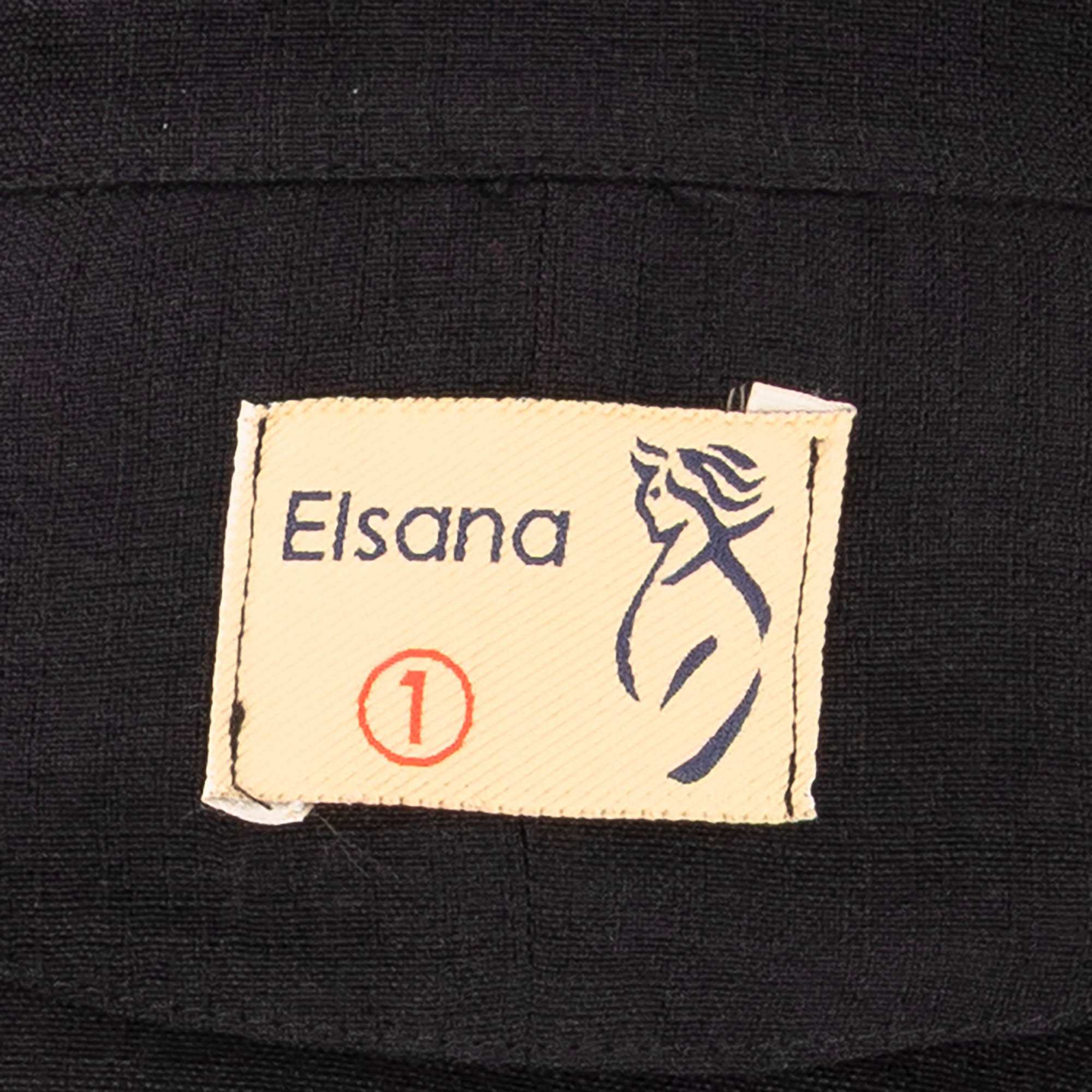 ست شومیز و شلوار زنانه مشکی السانا Elsana مدل دلگون کد 2474