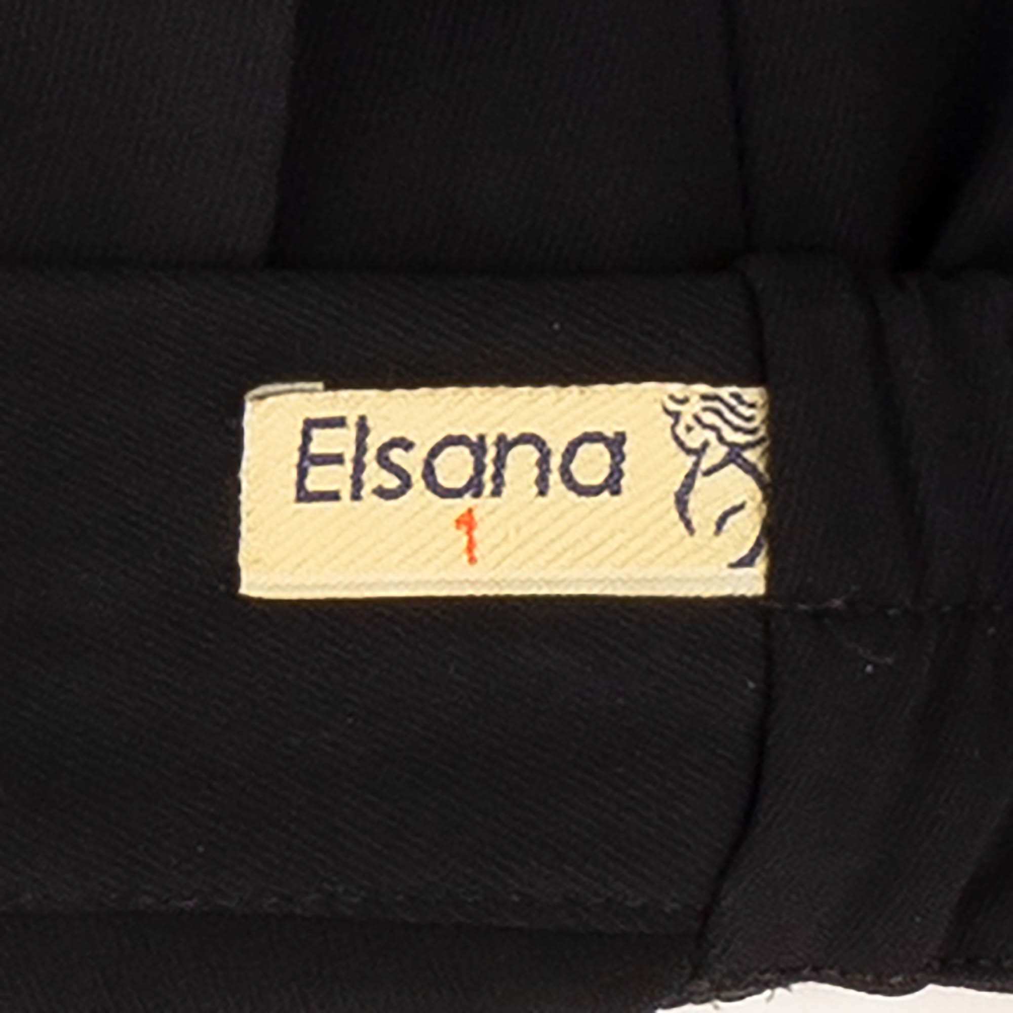 شلوار پارچه ای زنانه مشکی السانا Elsana مدل رامیلا کد 2526