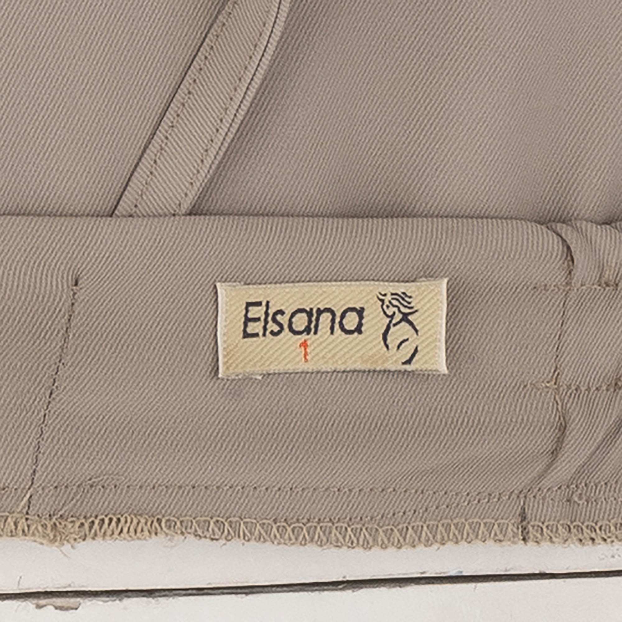 شلوار پارچه ای زنانه بگ شکلاتی السانا Elsana مدل ریهام کد 2224