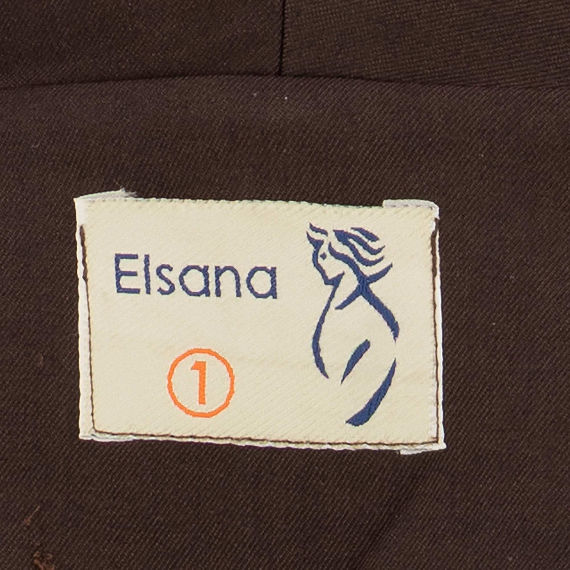 ست کت و شلوار زنانه قهوه ای السانا Elsana مدل سارامین کد 2510