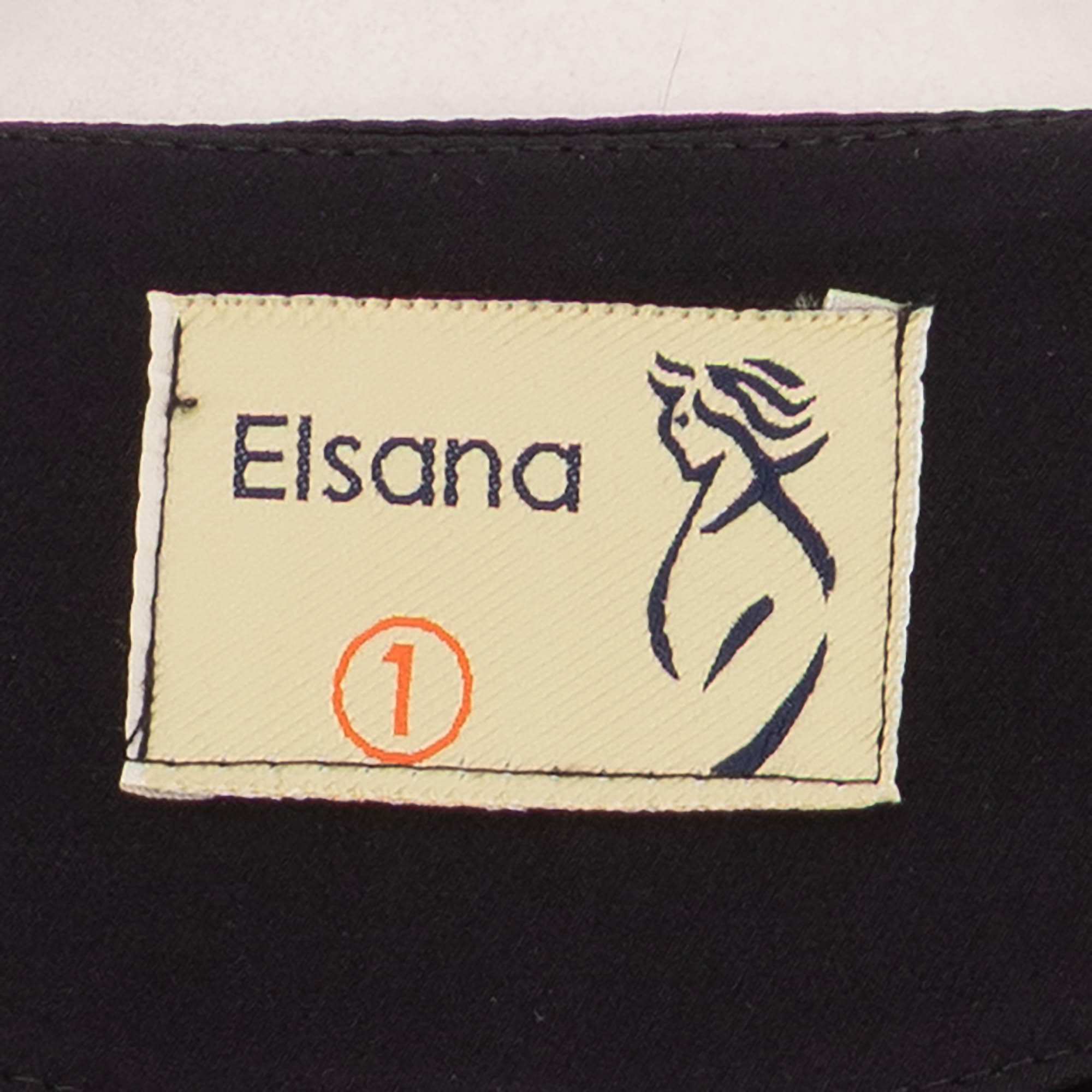 ست بلوز و جلیقه و دامن زنانه طرح گل مشکی السانا Elsana مدل سایلین کد 2531