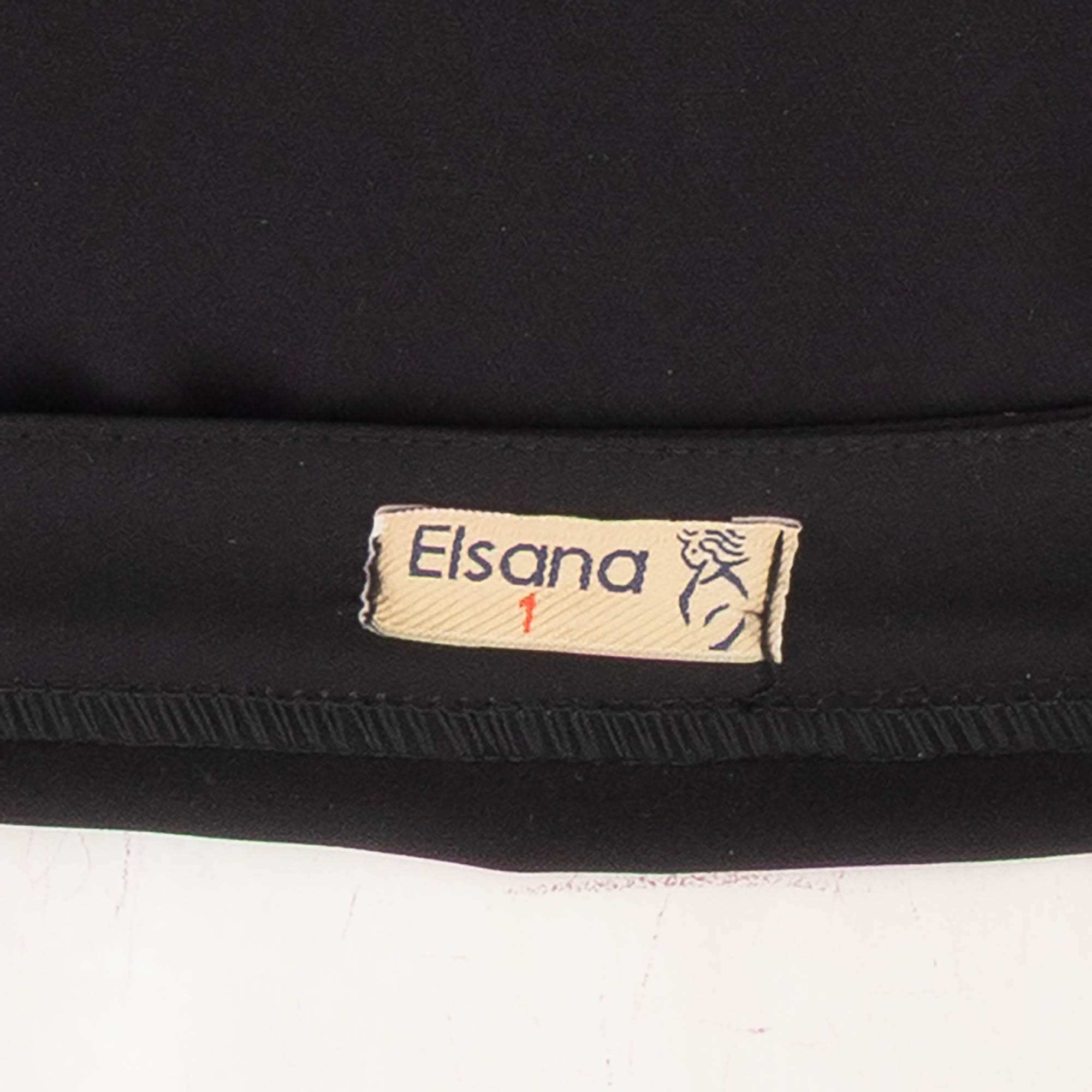 ست بلوز و جلیقه و دامن زنانه طرح گل مشکی السانا Elsana مدل سایلین کد 2531