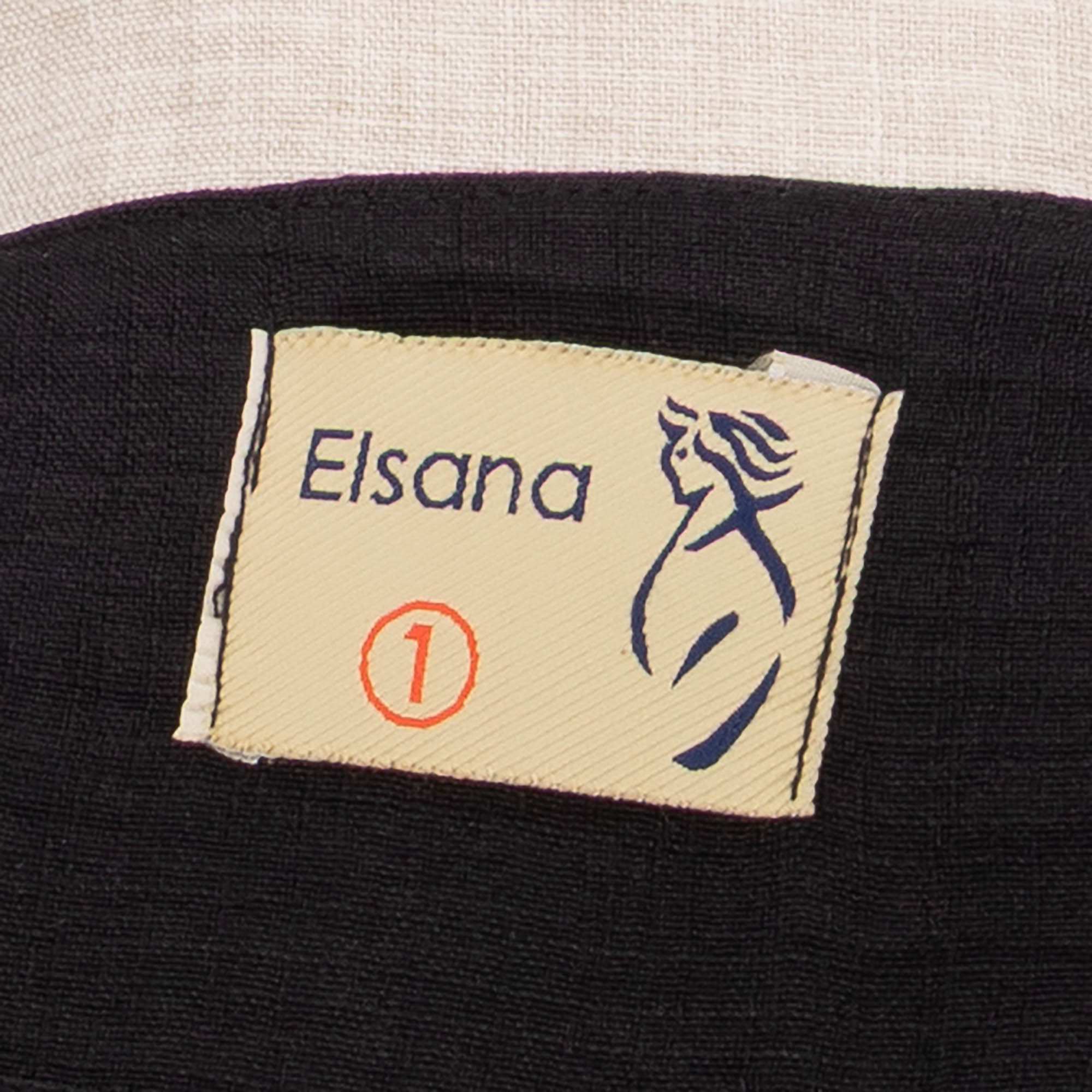 کت کراپ زنانه مشکی السانا Elsana مدل سلما کد 2507