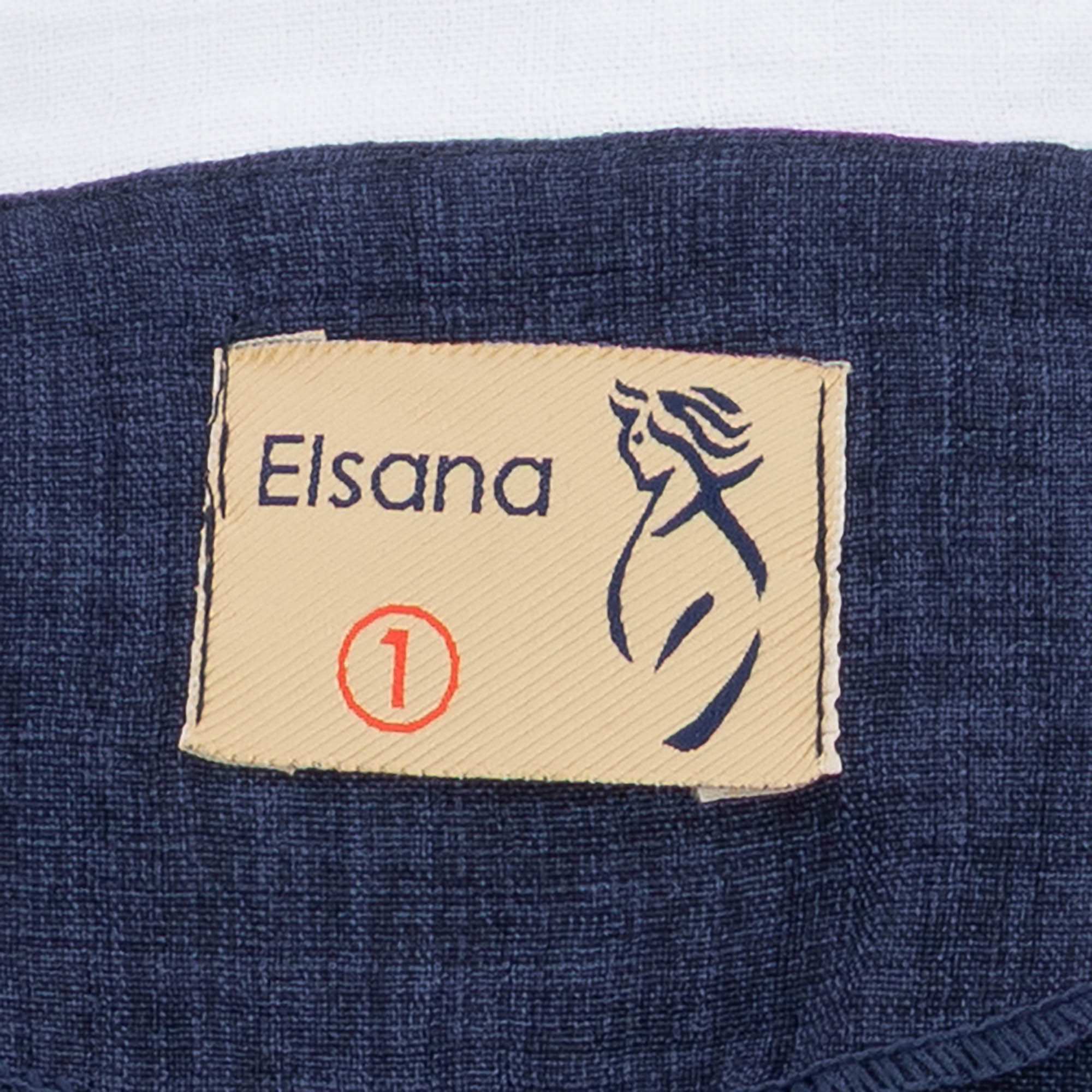کت کراپ زنانه آبی نفتی السانا Elsana مدل سلما کد 2507