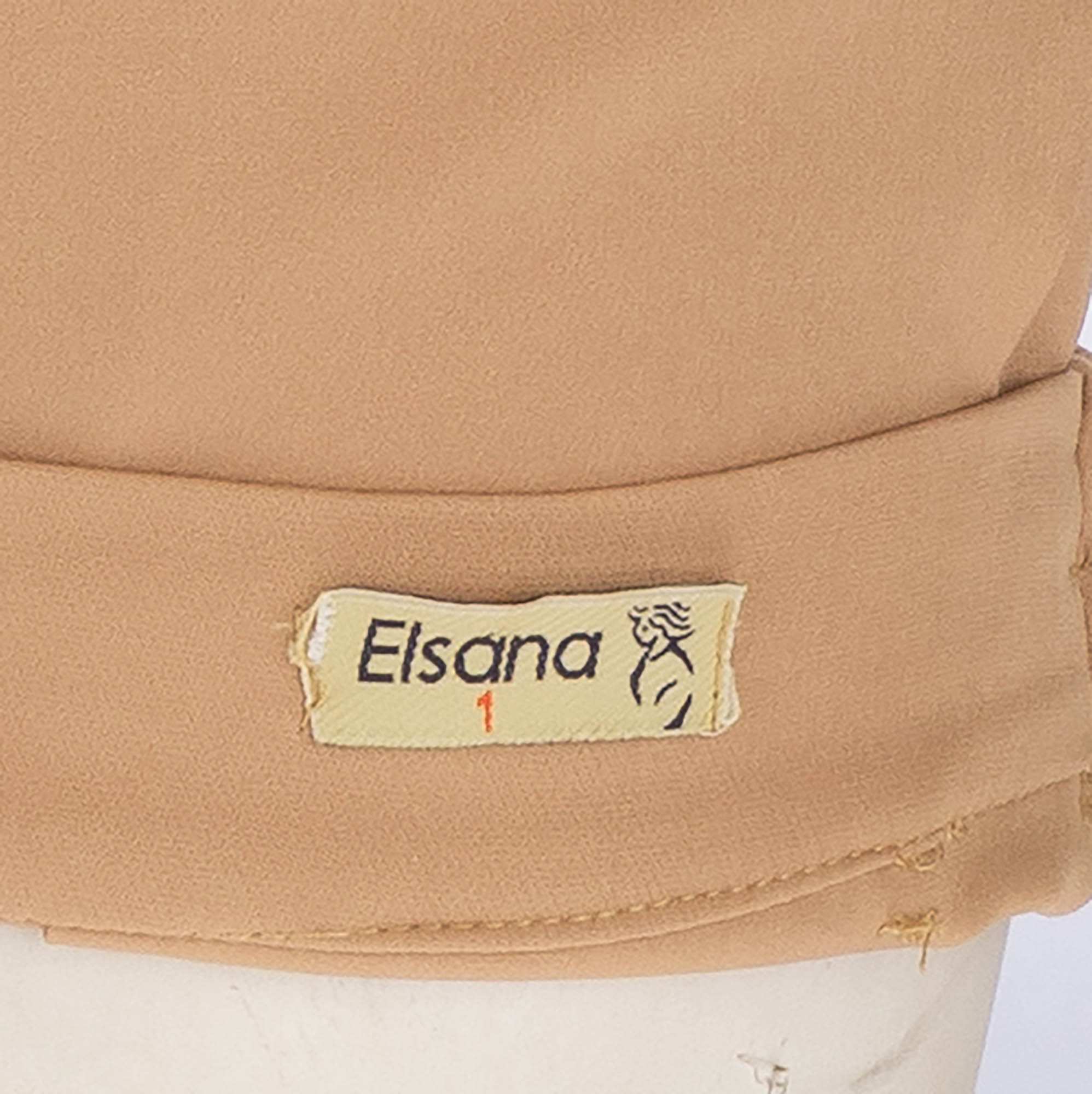 شلوار پارچه ای زنانه بگ کاراملی السانا Elsana مدل سورا کد 1903