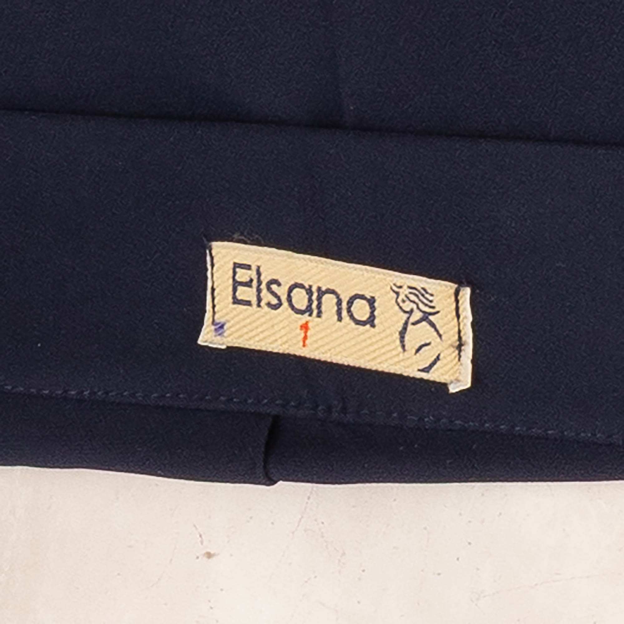 شلوار پارچه ای زنانه بگ سرمه ای السانا Elsana مدل سورا کد 1903