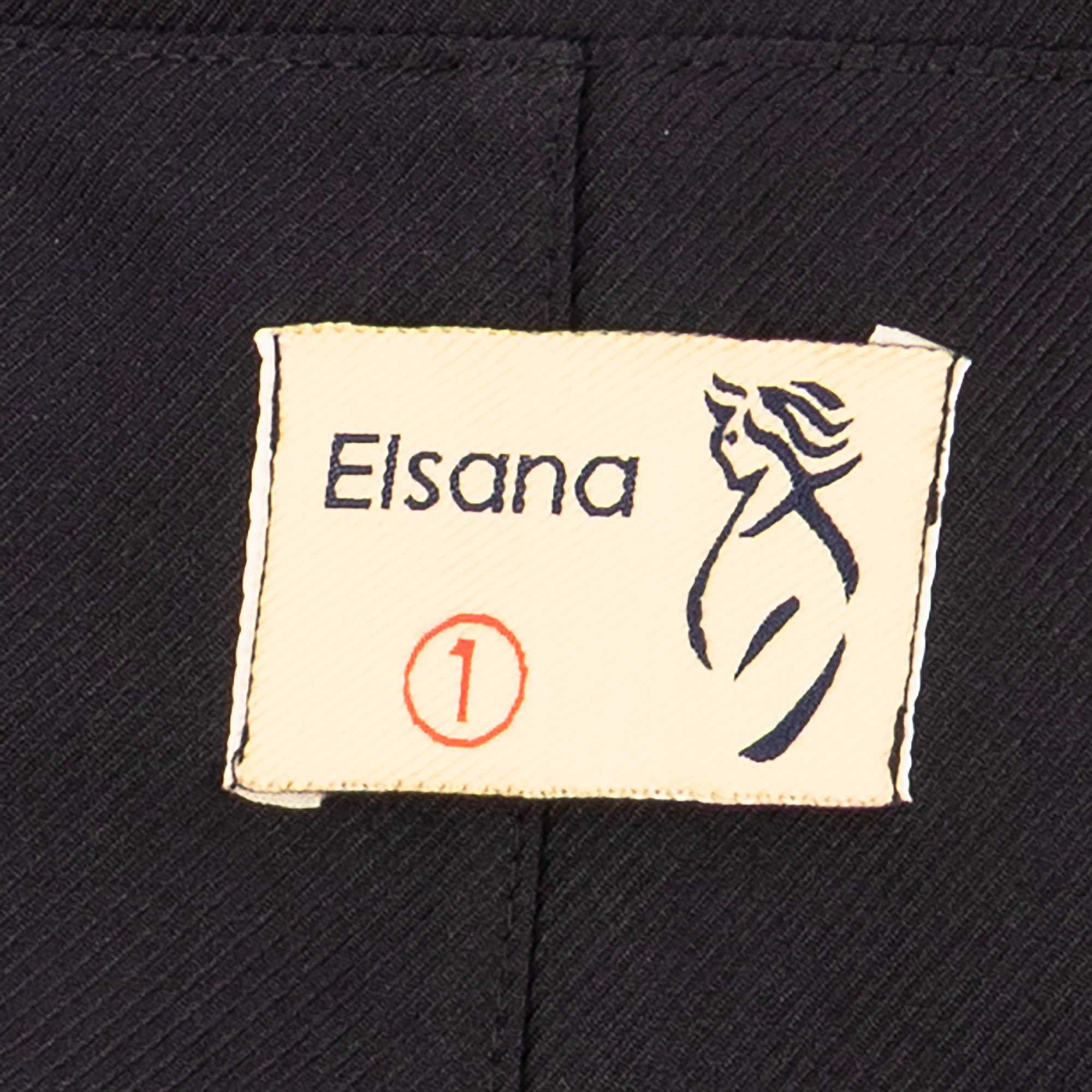 ست کت و شلوار زنانه مشکی السانا Elsana مدل شایمین کد 2469