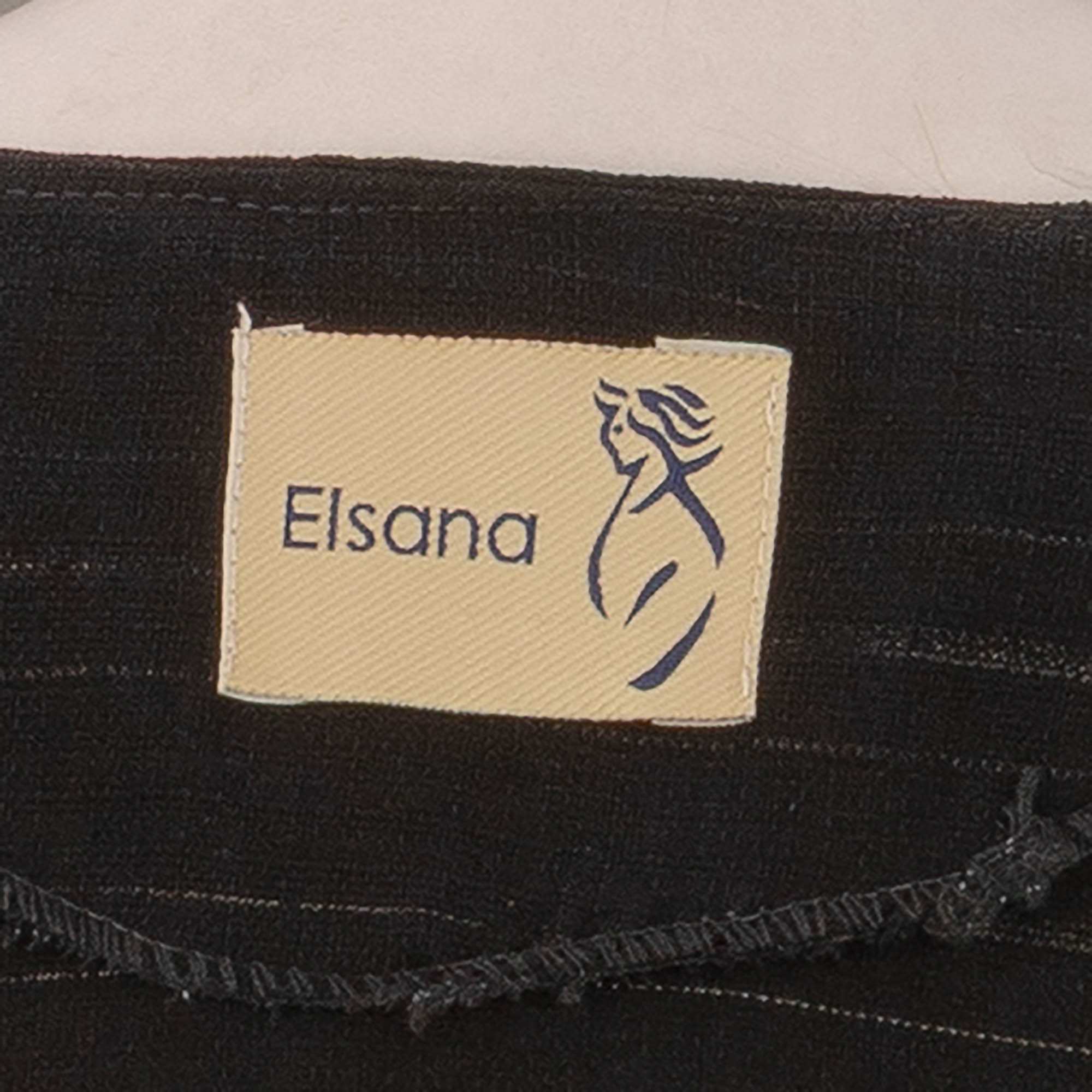 عبا زنانه لمه مشکی السانا Elsana مدل آریاس کد 2545