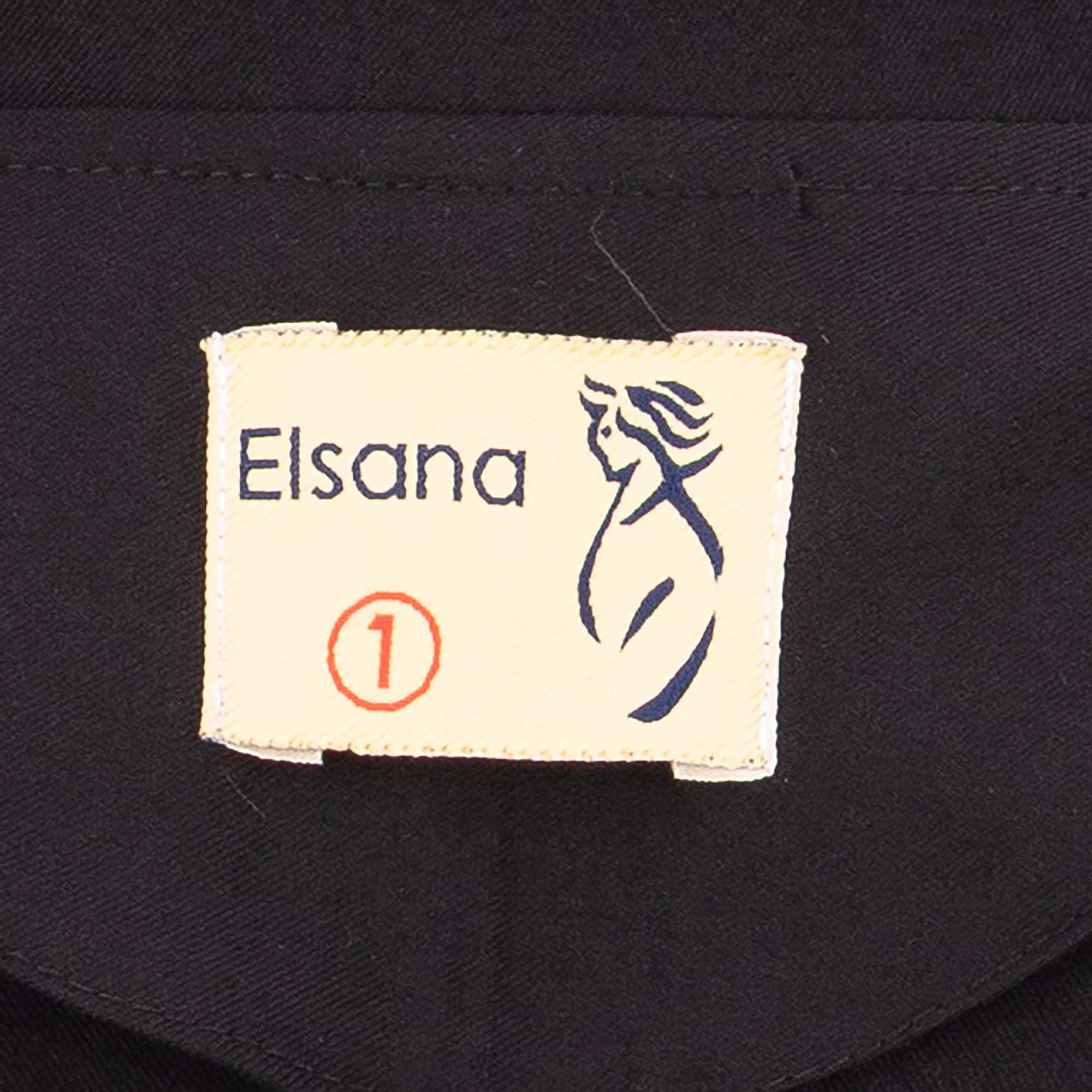 ست کت و شلوار زنانه مشکی السانا Elsana مدل صدرا کد 2513