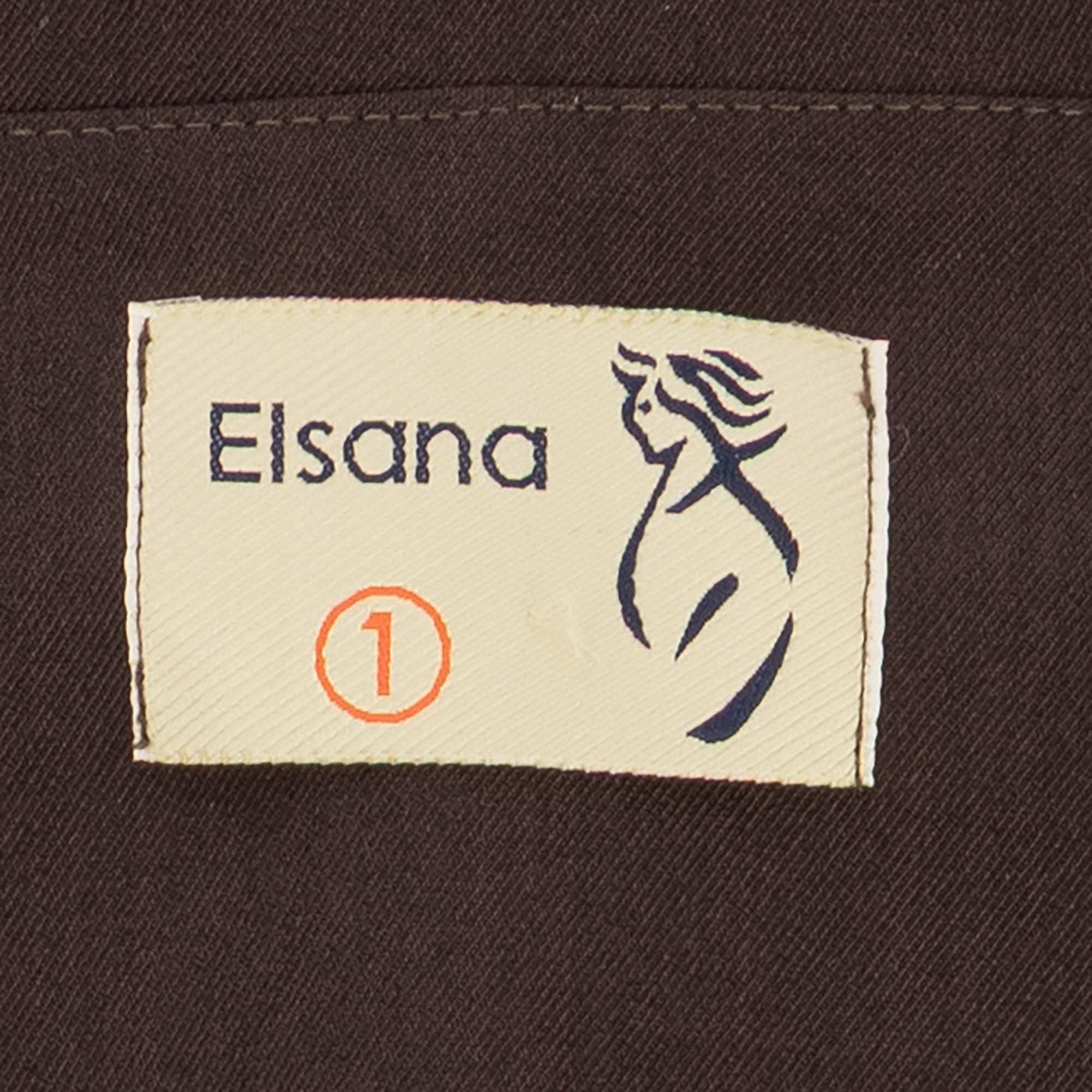 ست کت و شلوار زنانه قهوه ای السانا Elsana مدل فرینوش کد 2464