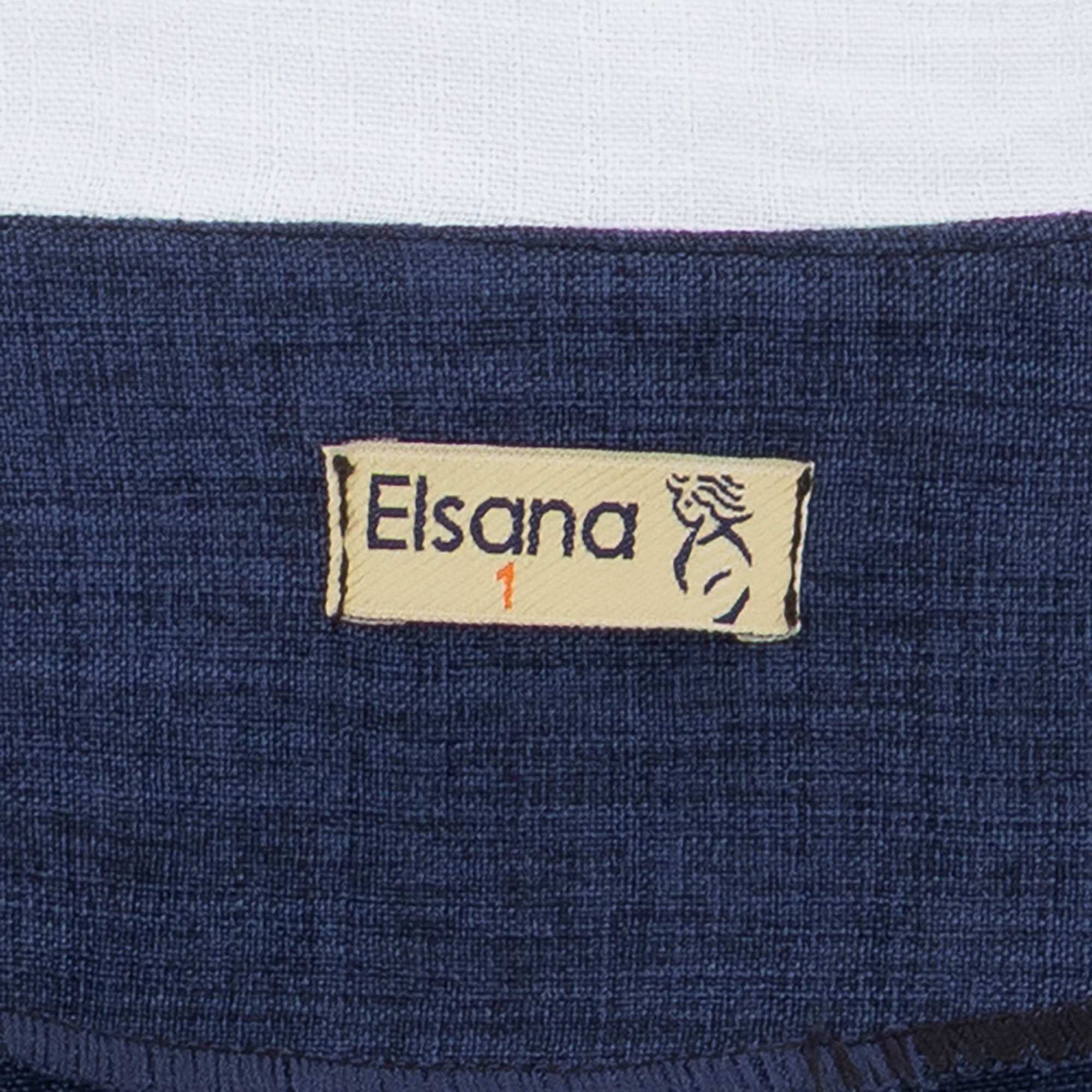 بلوز زنانه آبی نفتی السانا Elsana مدل کایارا کد 2512