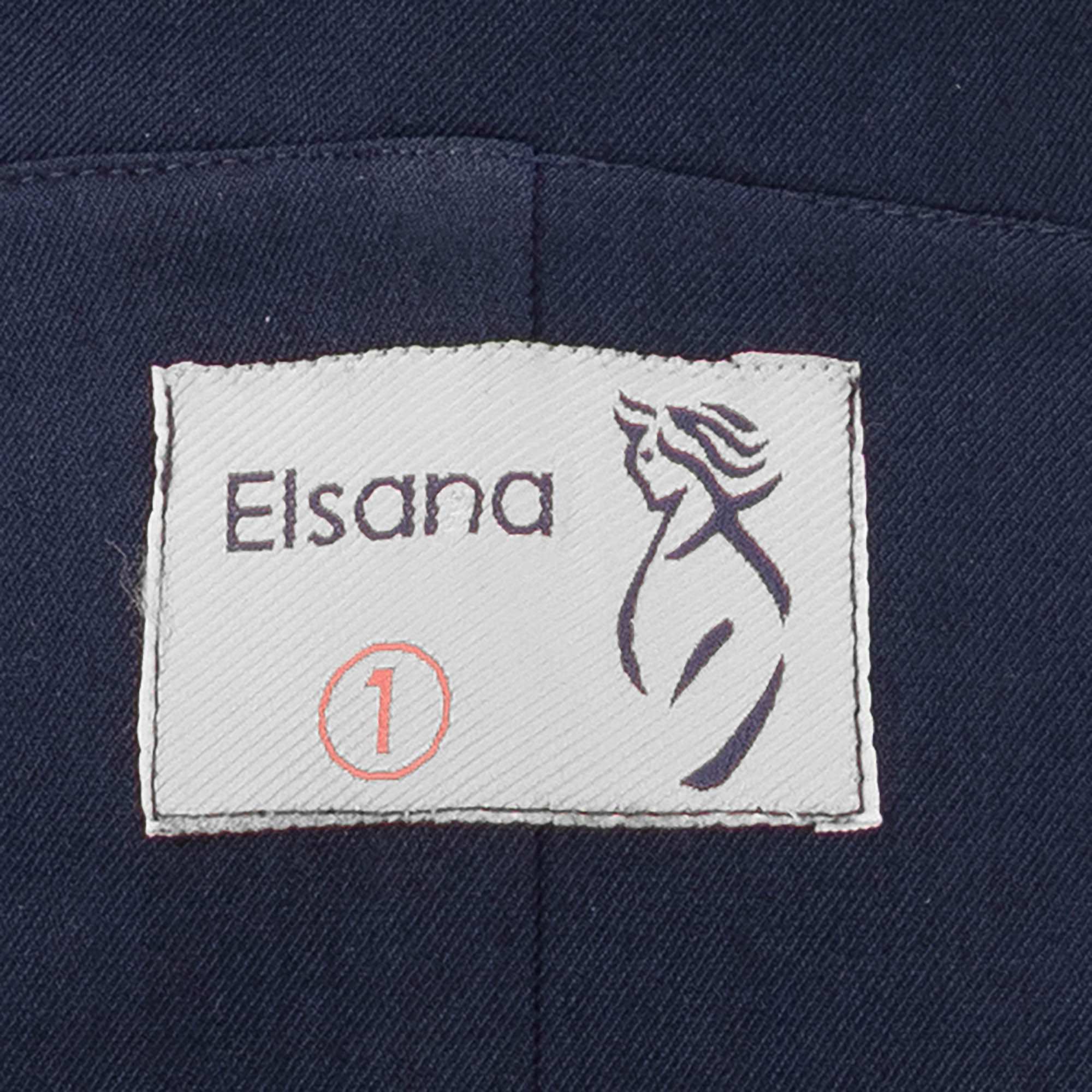 ست کت و تاپ و شلوار زنانه سرمه ای السانا Elsana مدل گندمک کد 2457