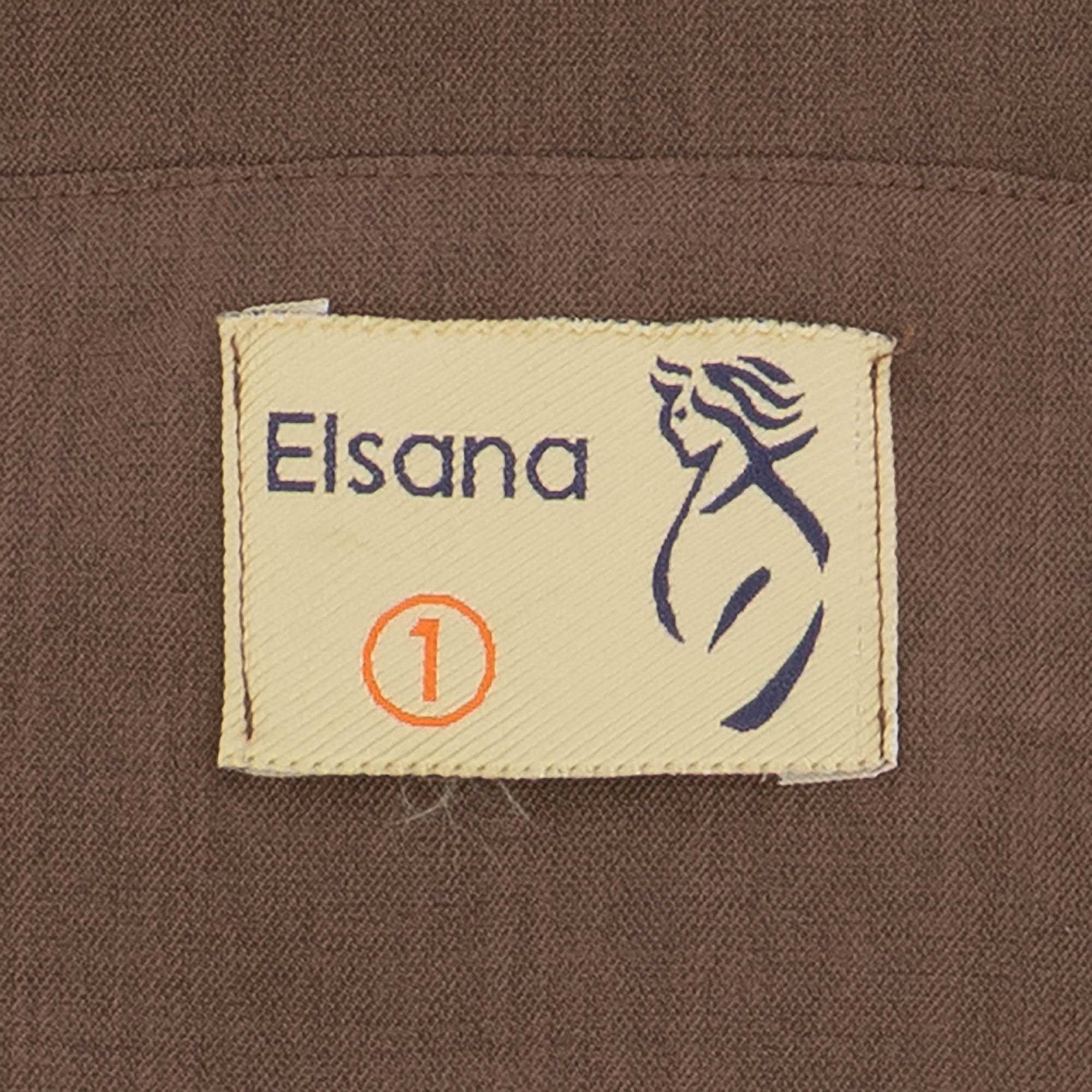 ست شومیز و وست و شلوار زنانه شکلاتی السانا Elsana مدل لیلو کد 2529