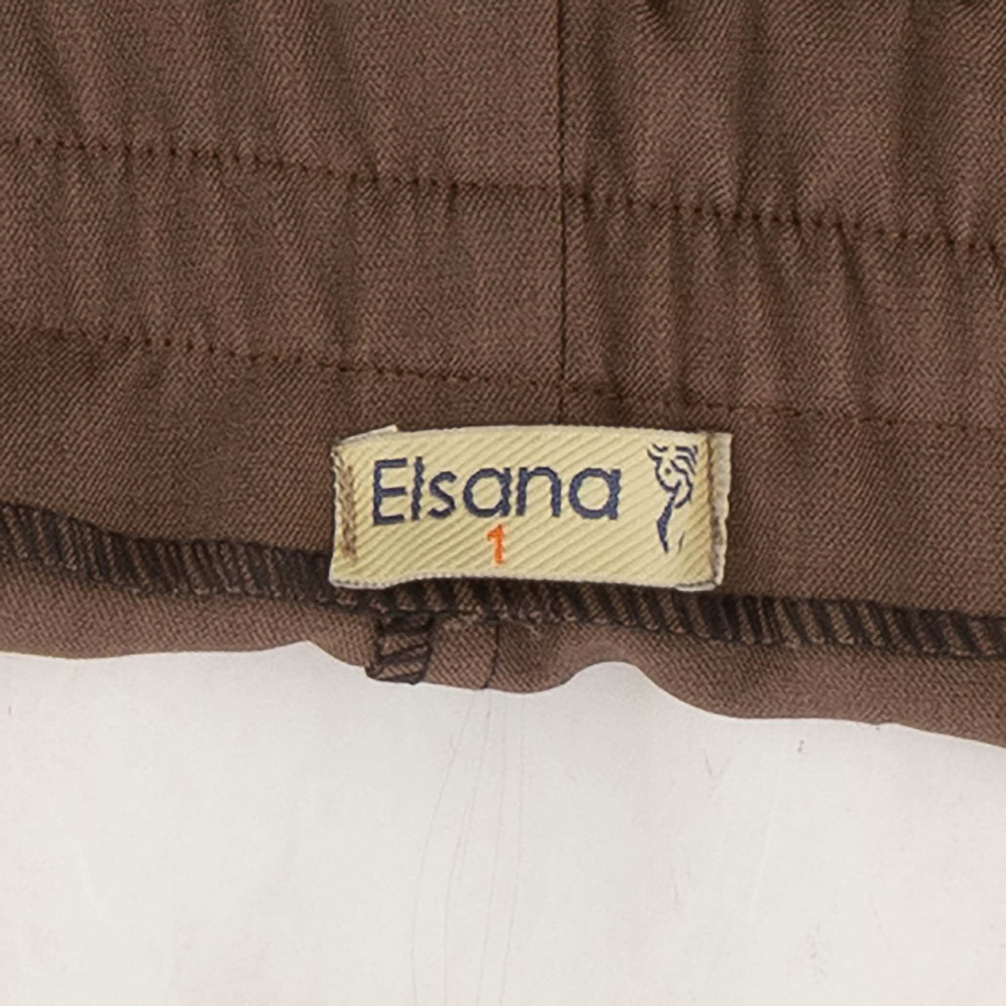 ست شومیز و وست و شلوار زنانه شکلاتی السانا Elsana مدل لیلو کد 2529