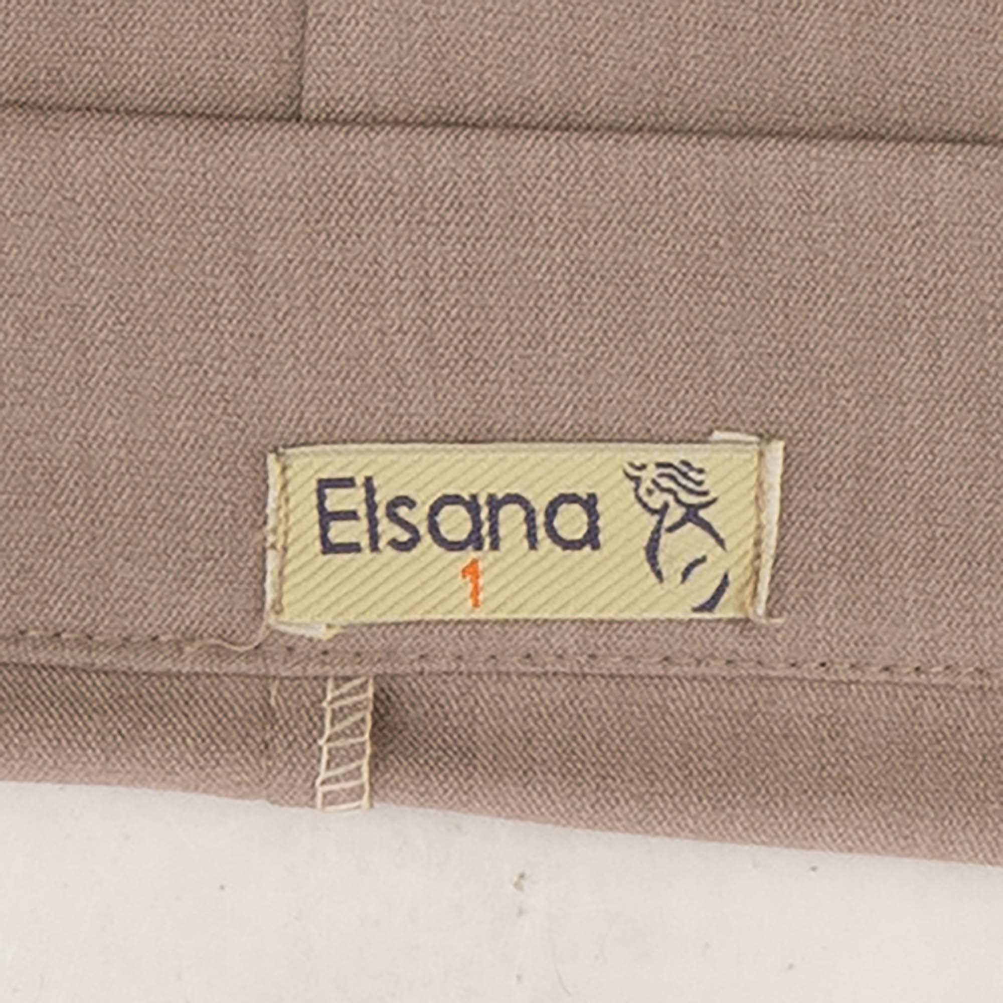 ست کت و شلوار زنانه قهوه ای السانا Elsana مدل لینسا کد 2523