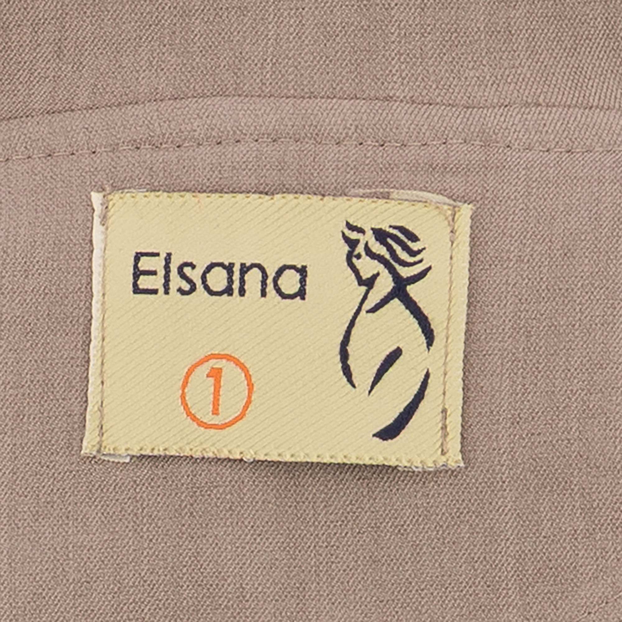 ست کت و شلوار زنانه قهوه ای السانا Elsana مدل لینسا کد 2523