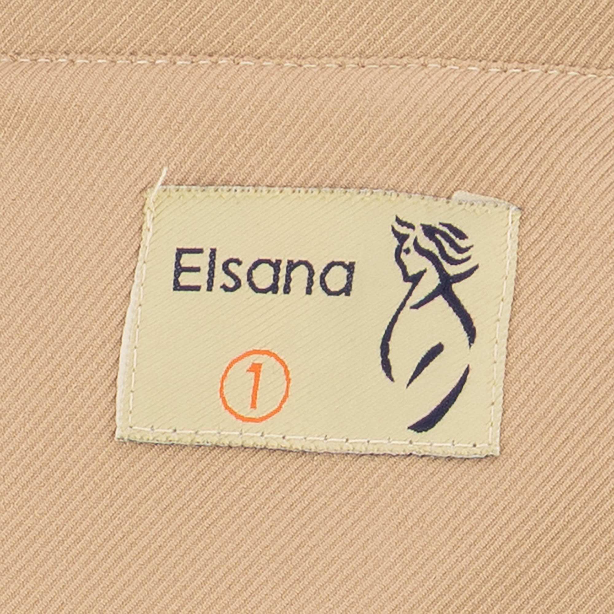 ست کت و شلوار زنانه نخودی السانا Elsana مدل ماتینا کد 2525