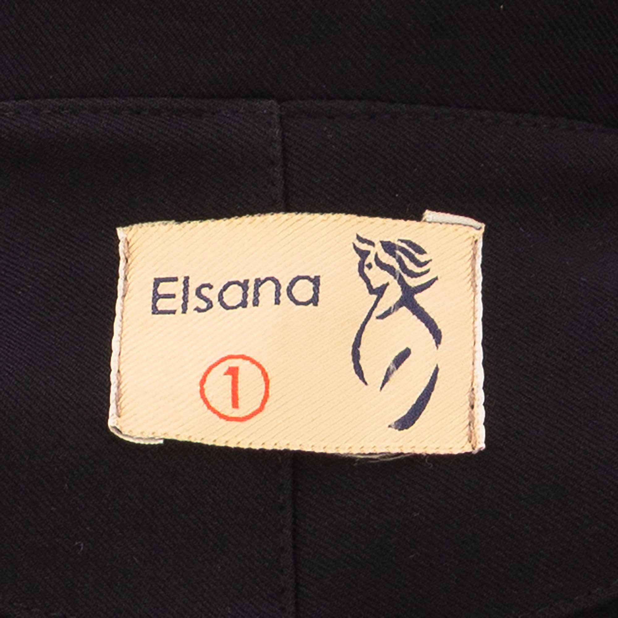 ست کت و شلوار زنانه مشکی السانا Elsana مدل ماریتا کد 2452