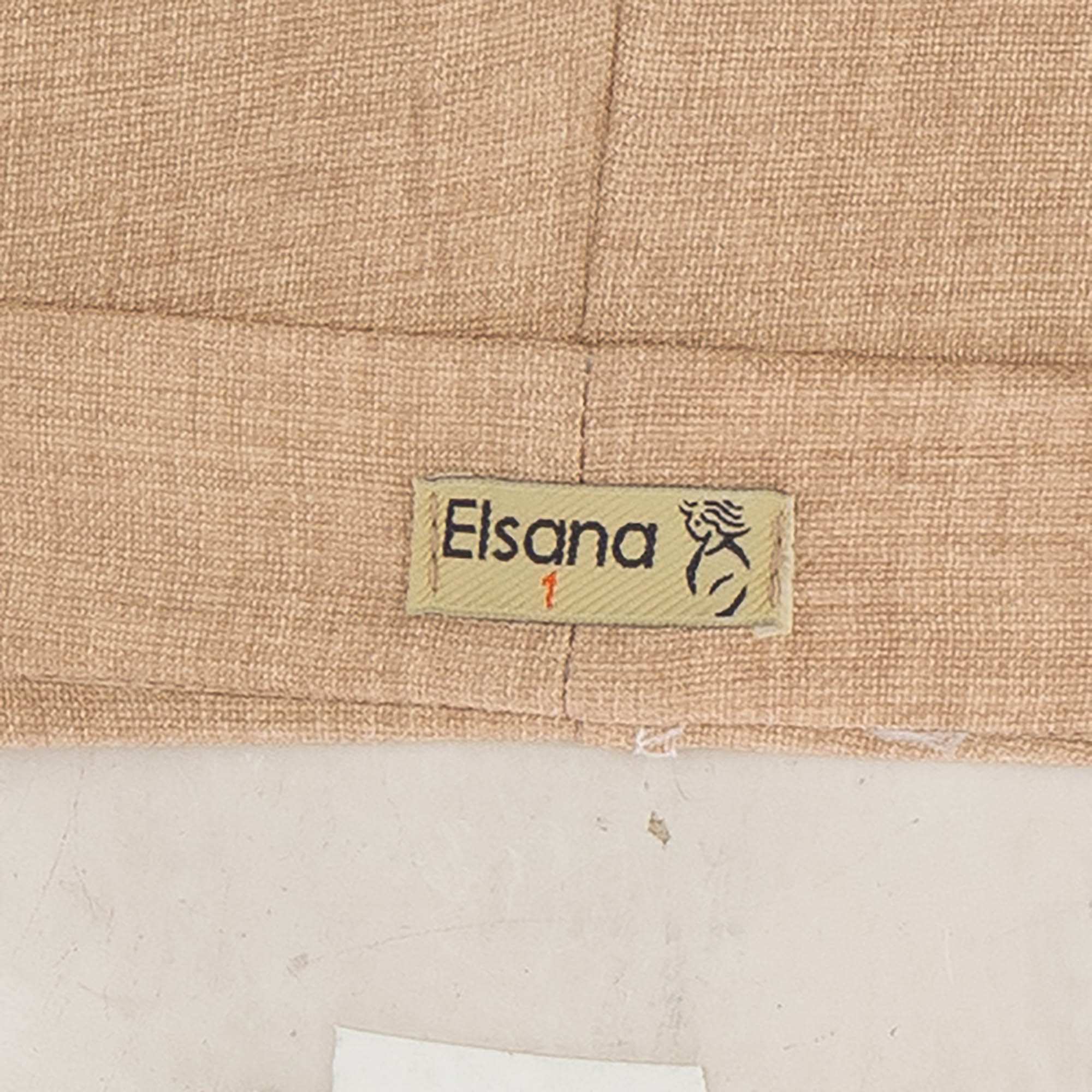 ست کت کراپ و شلوار نسکافه ای السانا Elsana مدل میلکان کد 2471
