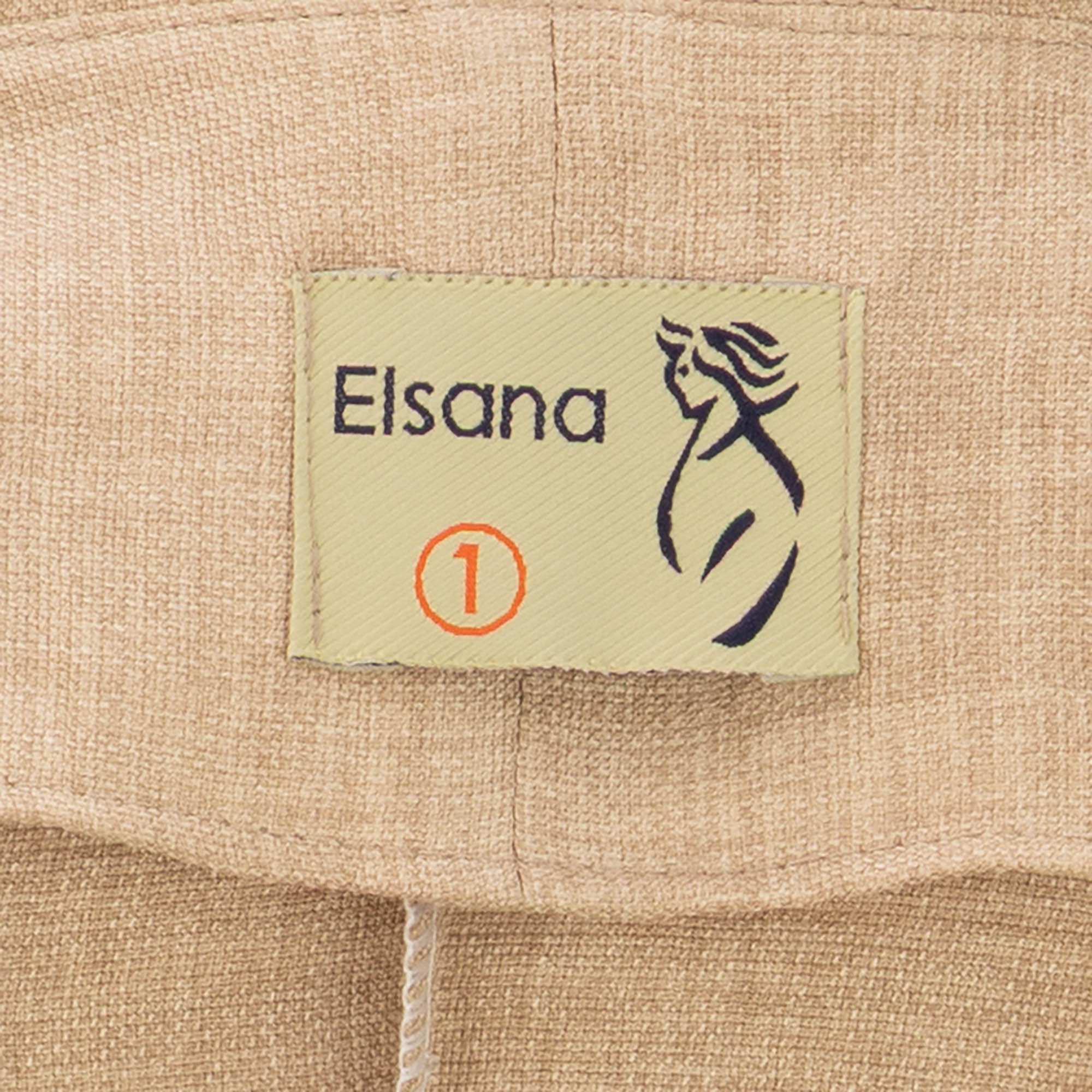 ست کت کراپ و شلوار نسکافه ای السانا Elsana مدل میلکان کد 2471